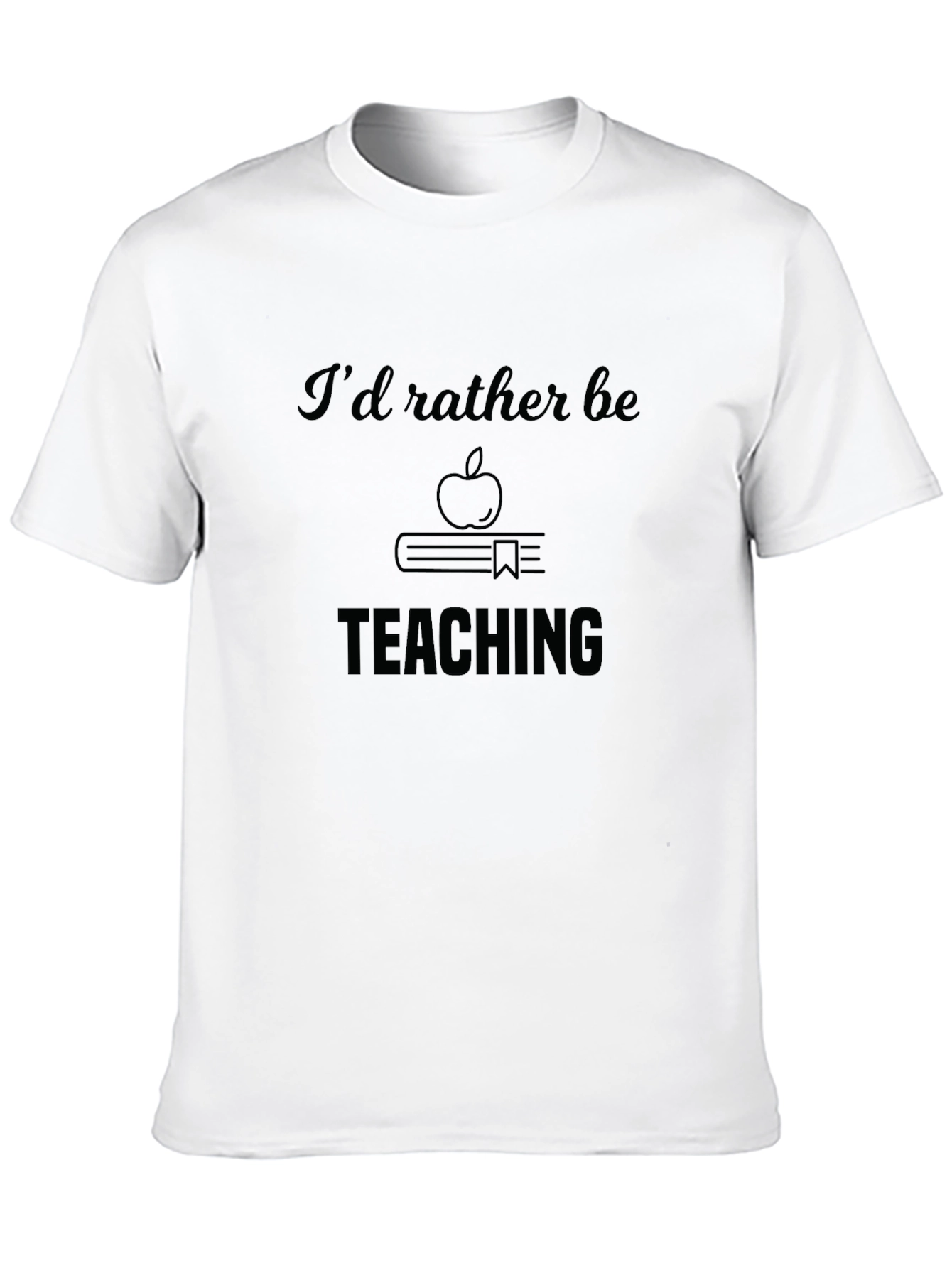 Black Teacher's Tee: Rather Be Teaching view 10