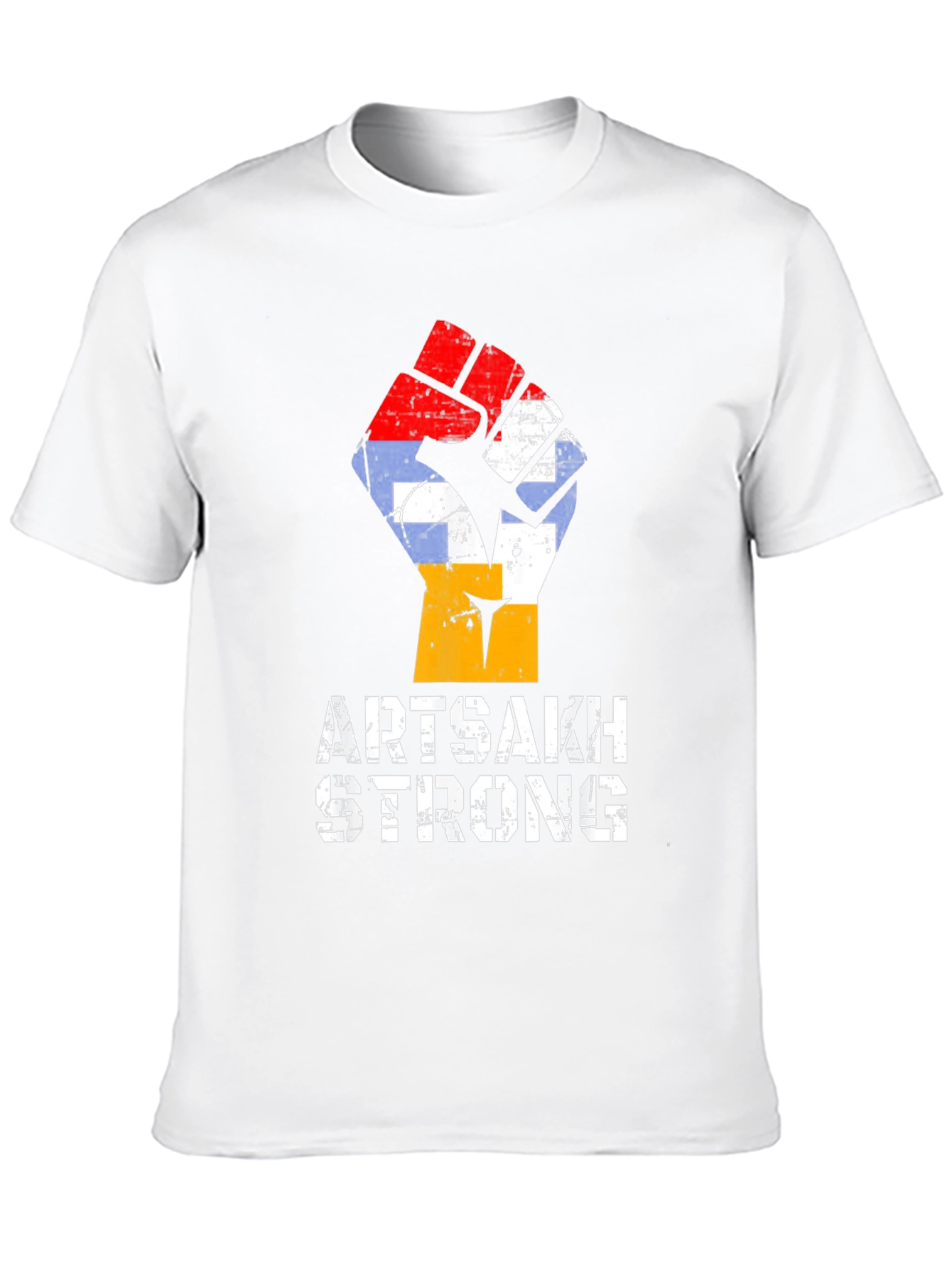 Artsakh Strong T-Shirt Fist Flag - 10
