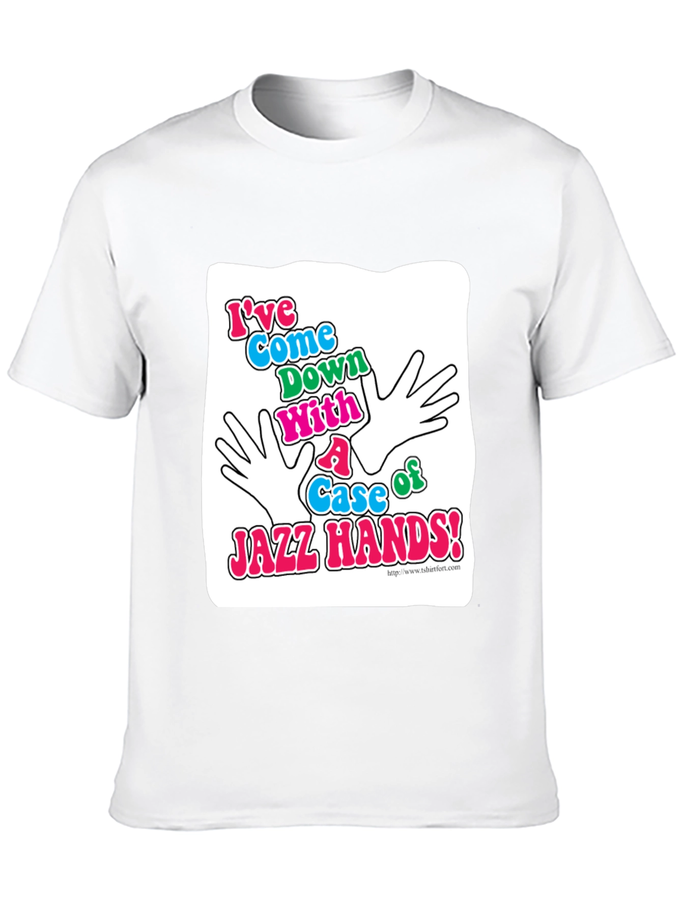 Black Jazz Hands Graphic T-Shirt - Black Cotton Tee view 10