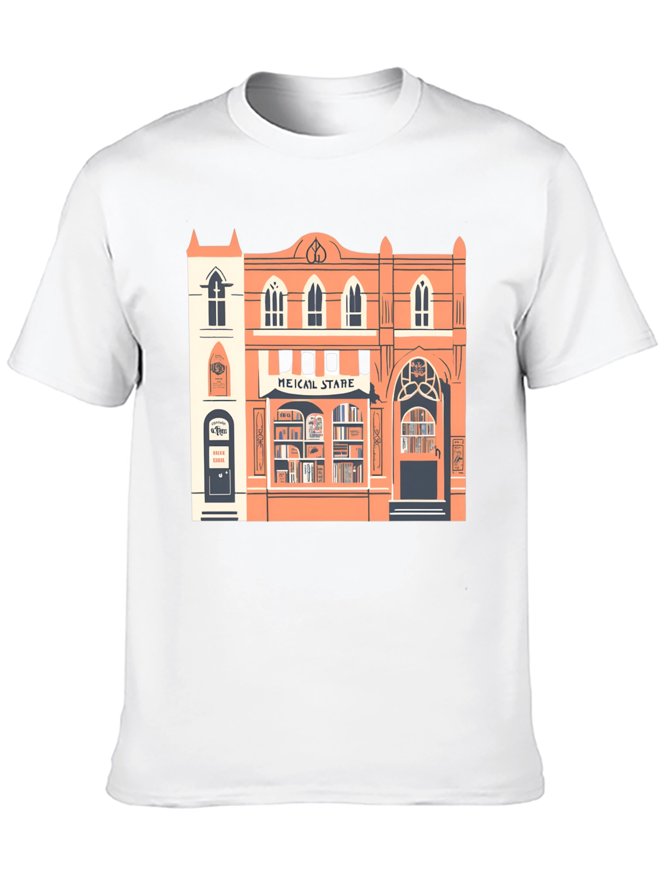 Black Bookstore Graphic Tee - Stylish Unisex T-Shirt view 10