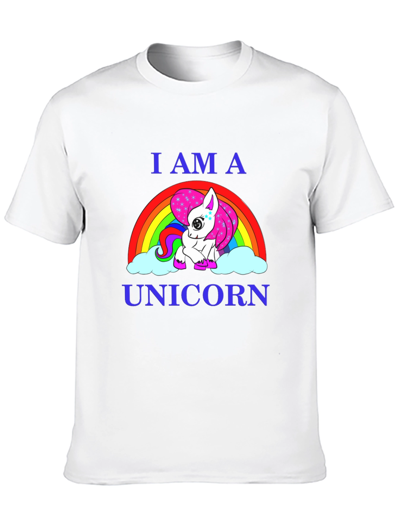 Black I Am A Unicorn Graphic T-Shirt view 10