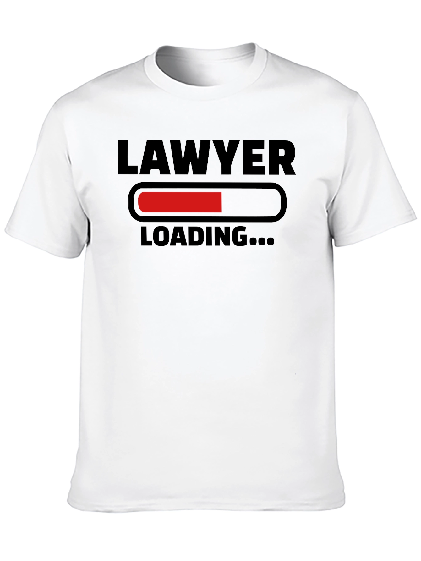 Black Lawyer Loading Funny T-Shirt view 10