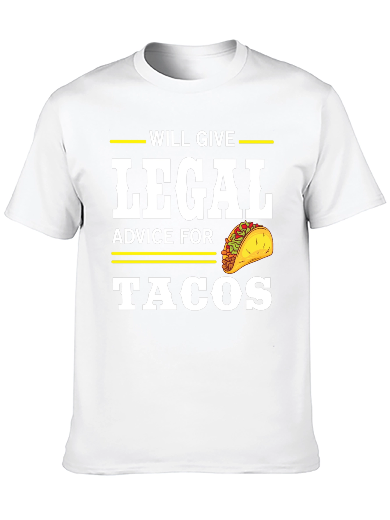 Black Will Give Legal Advice for Tacos T-Shirt view 10