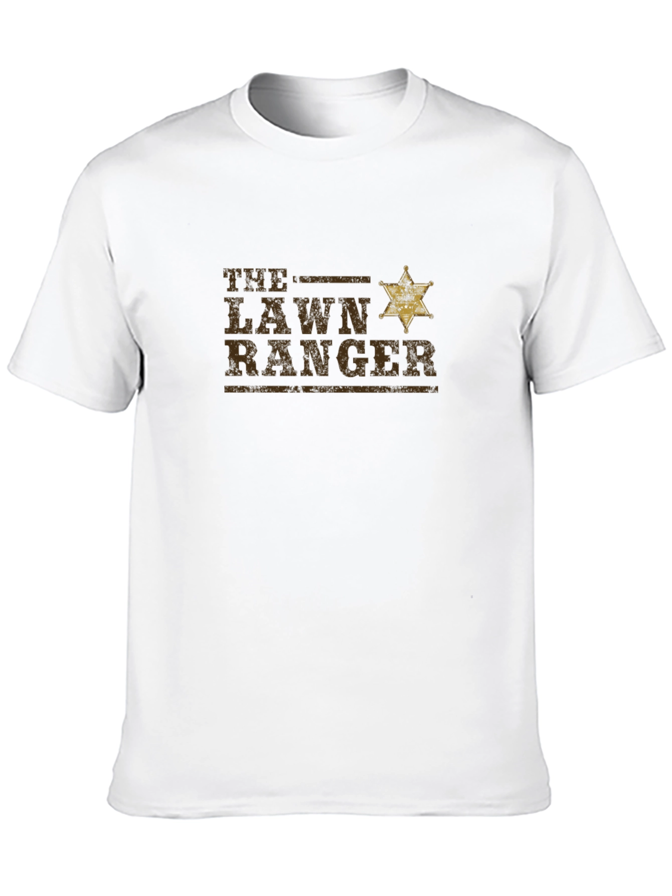Black Lawn Ranger Graphic T-Shirt - Black Cotton Tee view 10