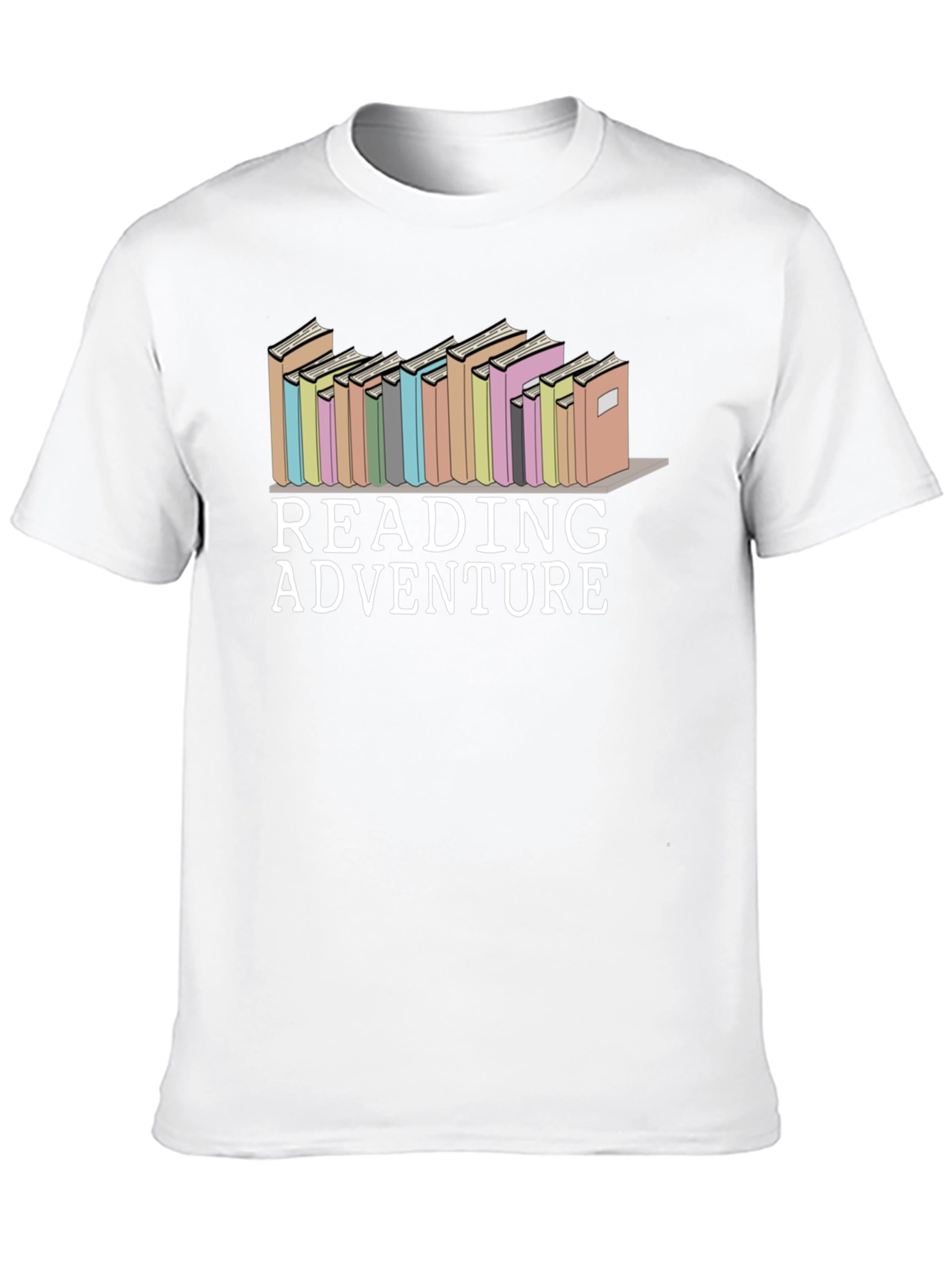 Black Reading Adventure Graphic T-Shirt view 10