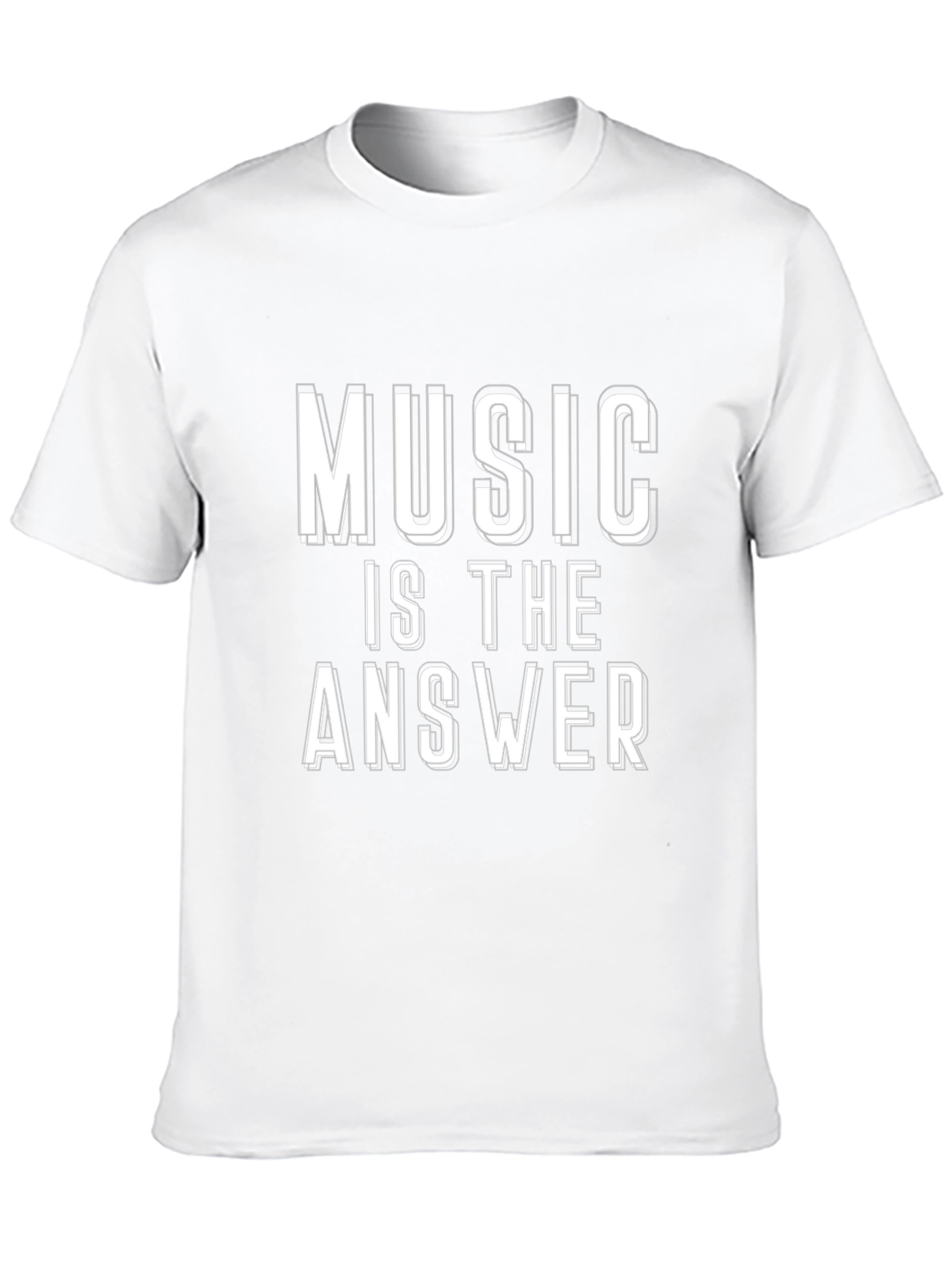 Black Music is The Answer Graphic Tee - Stylish Unisex T-Shirt view 10