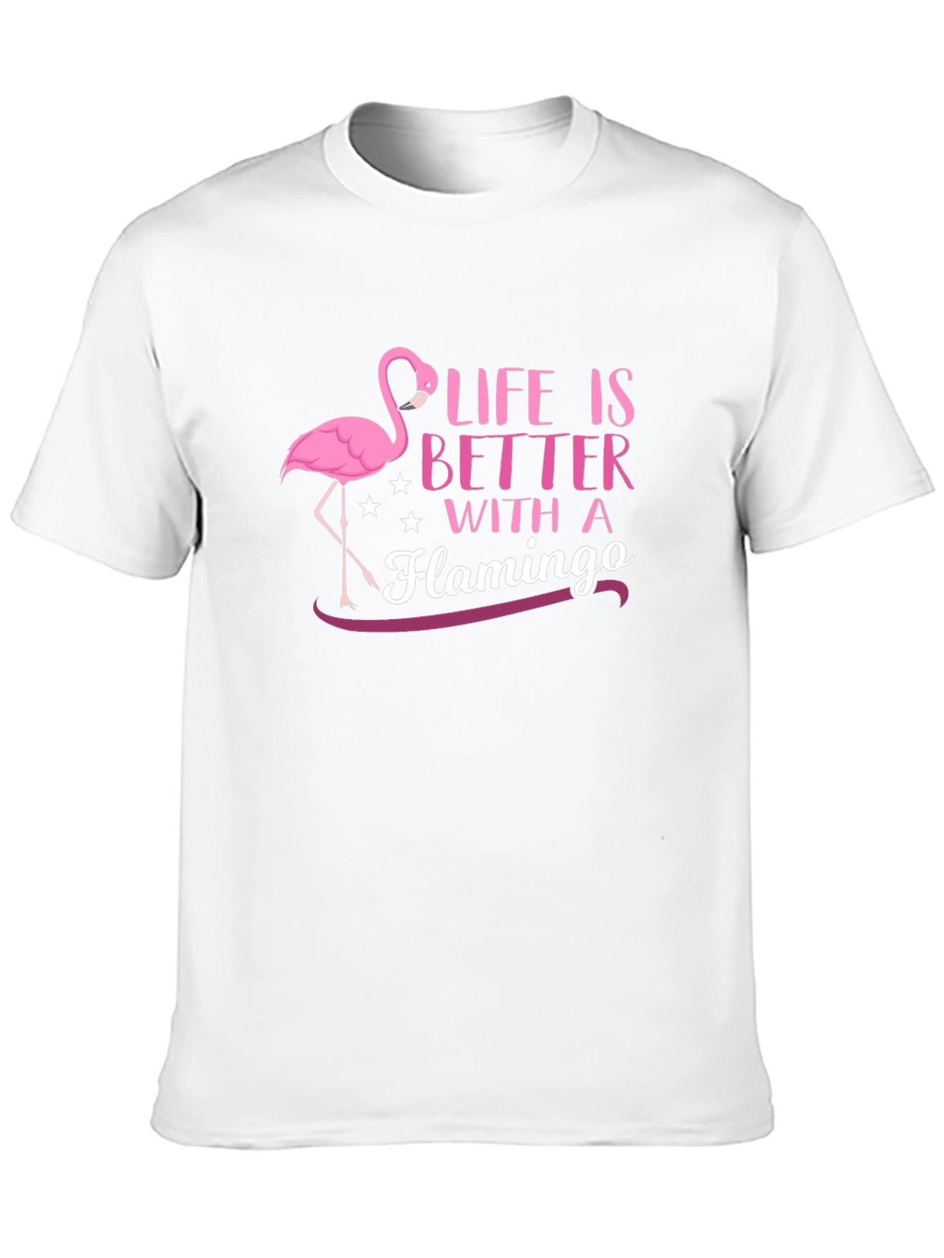 Black Life is Better with a Flamingo Graphic Tee view 10