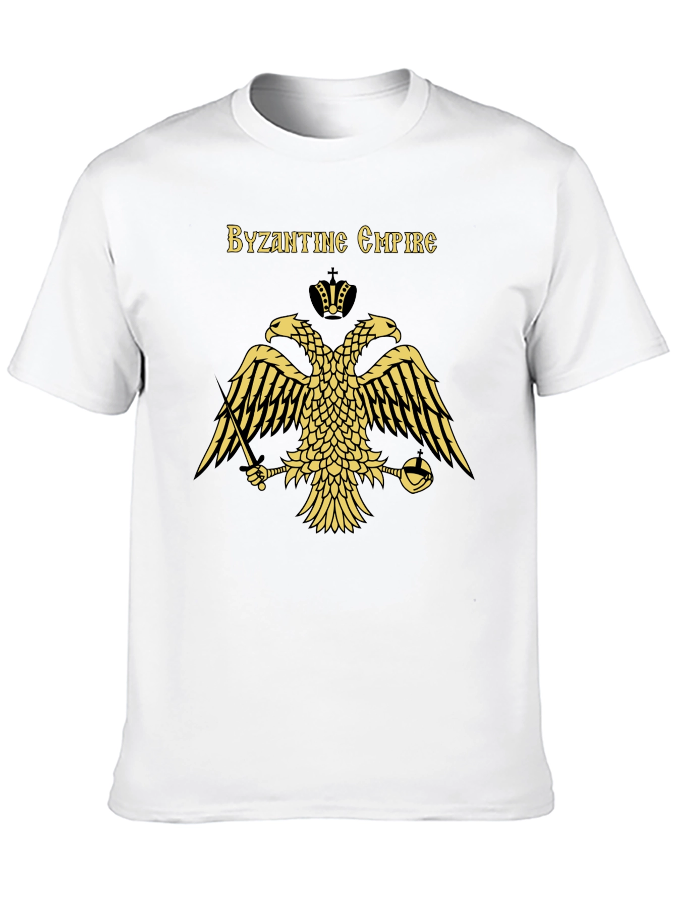 Black Byzantine Empire Double-Headed Eagle T-Shirt view 10
