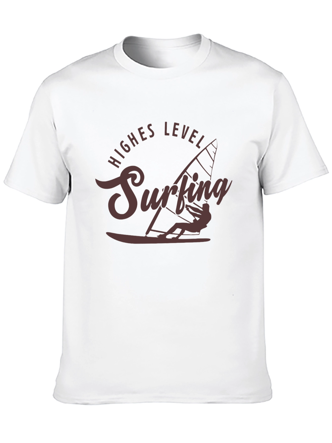 Black Surfing T-Shirt - Highest Level Design, Casual Wear view 10