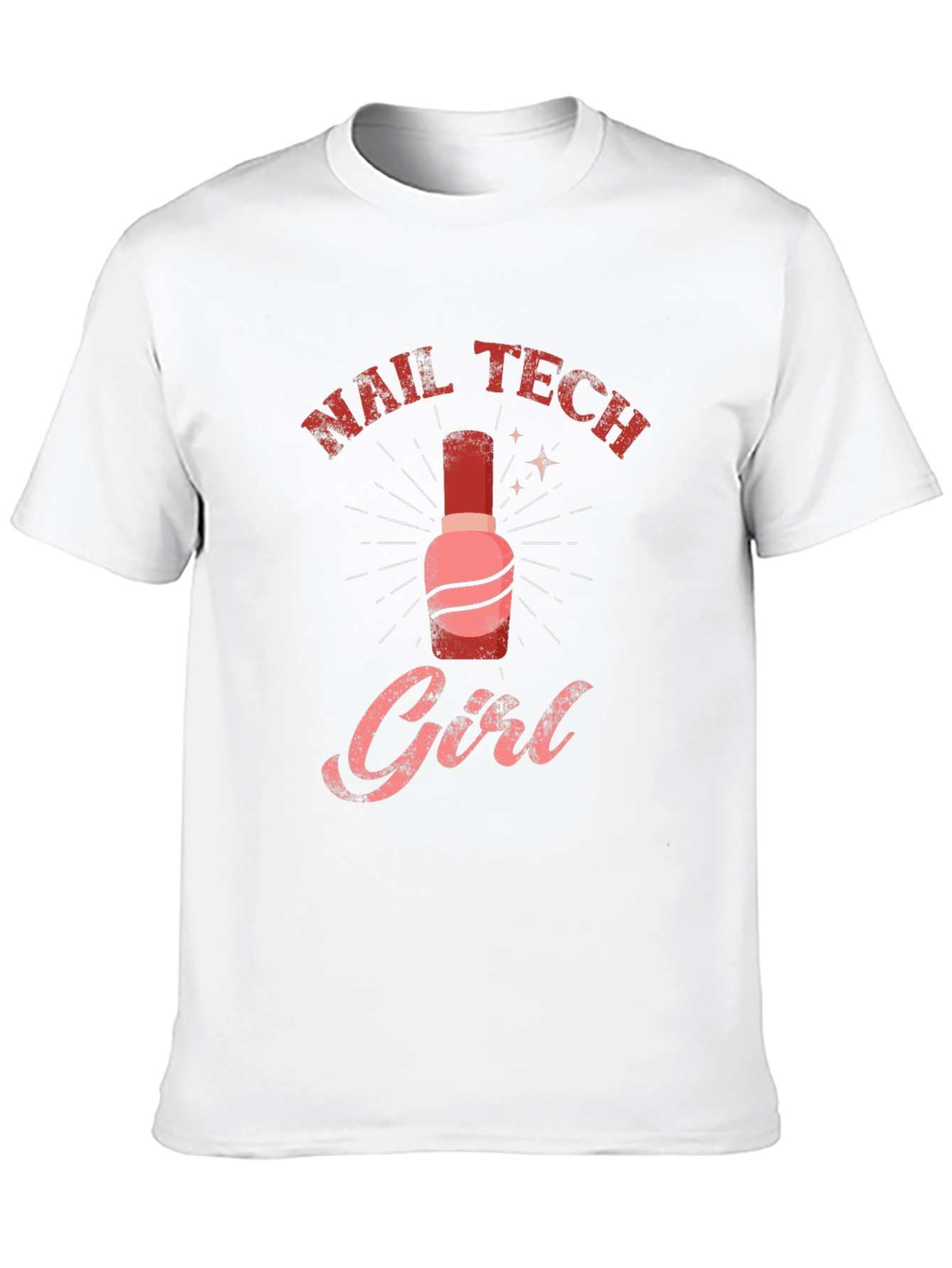 Black Nail Tech Girl T-Shirt - Stylish & Comfortable view 10