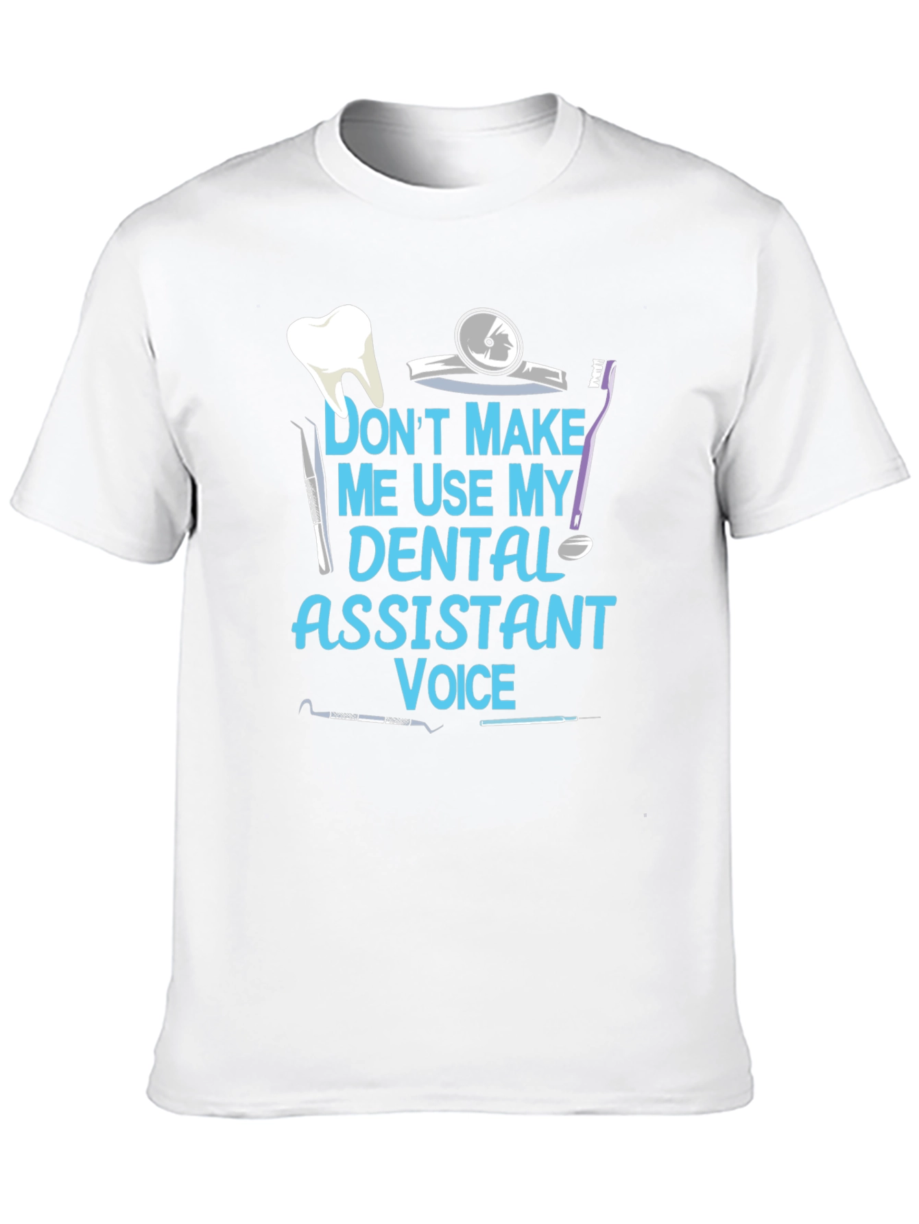 Black Dental Assistant Voice T-Shirt view 10