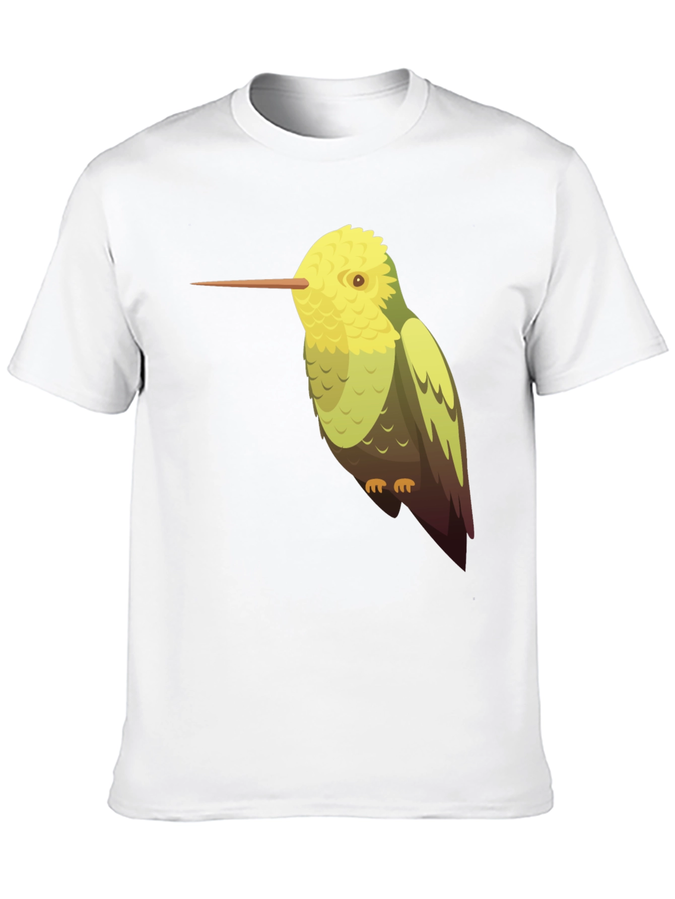 Black Hummingbird Graphic Tee - Black Cotton Blend view 10