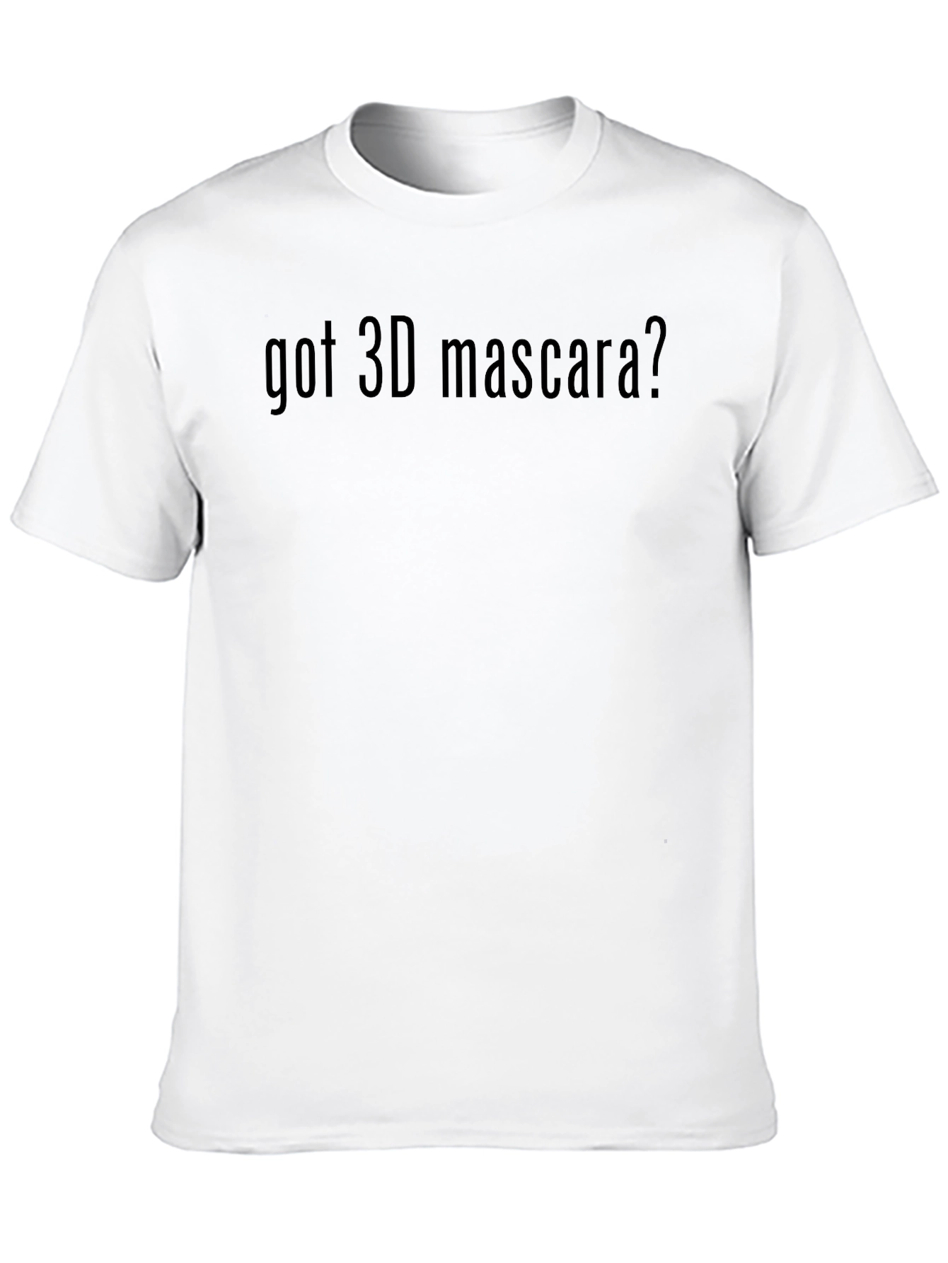 Black Got 3D Mascara? Graphic Tee - Soft Cotton Blend view 10