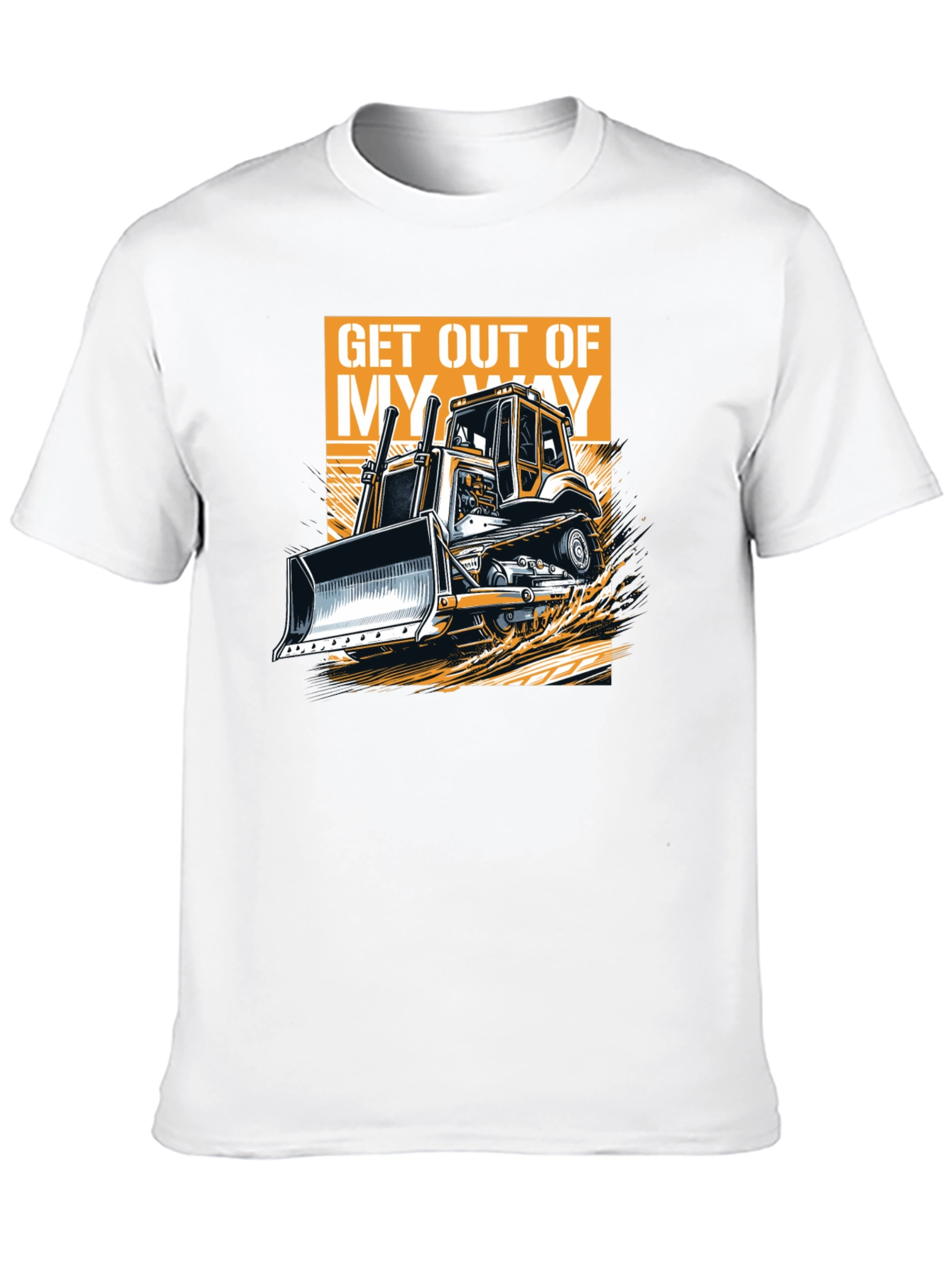 Black Bulldozer Graphic T-Shirt view 10