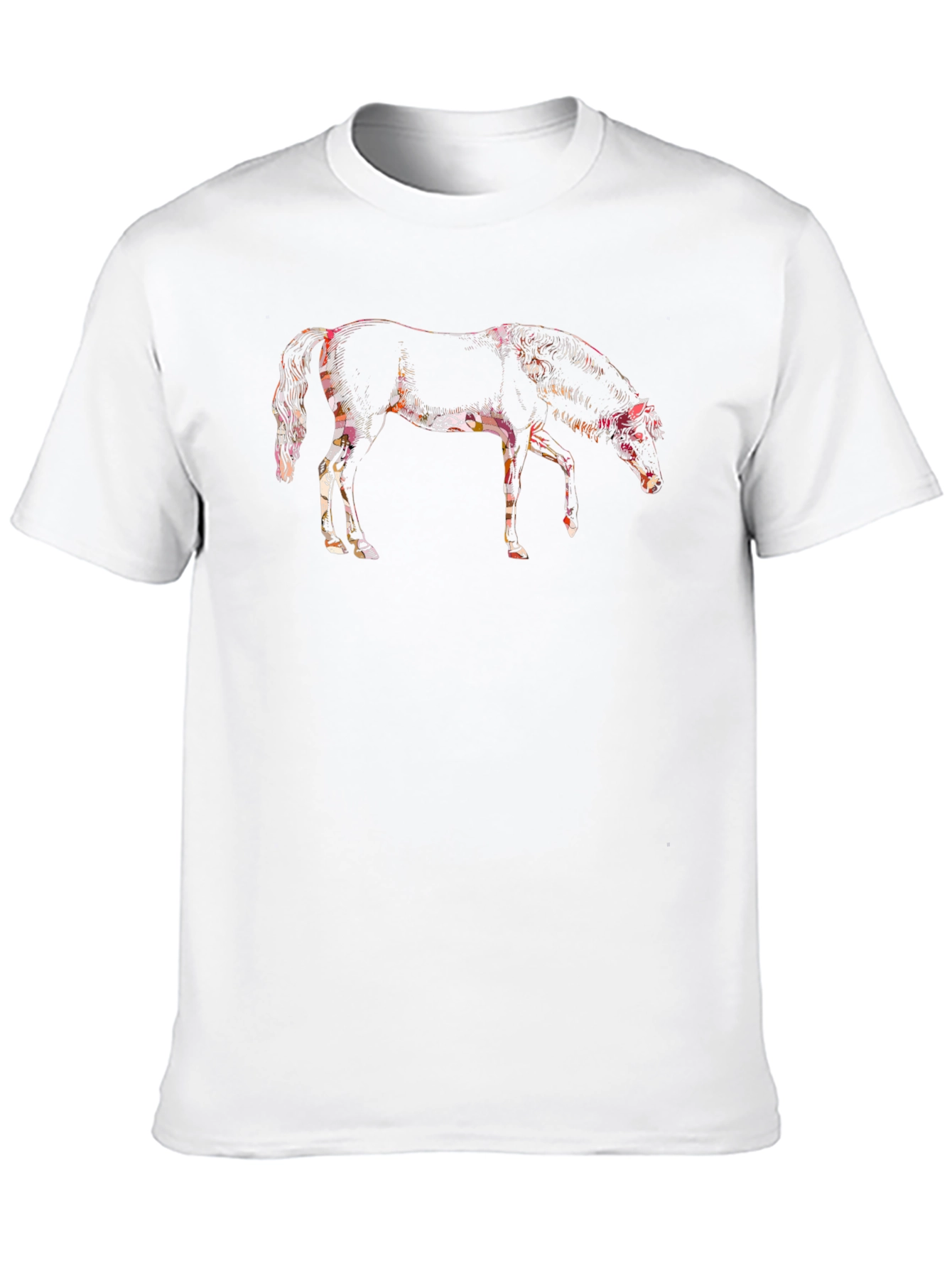 Black Horse Graphic Black T-Shirt view 10