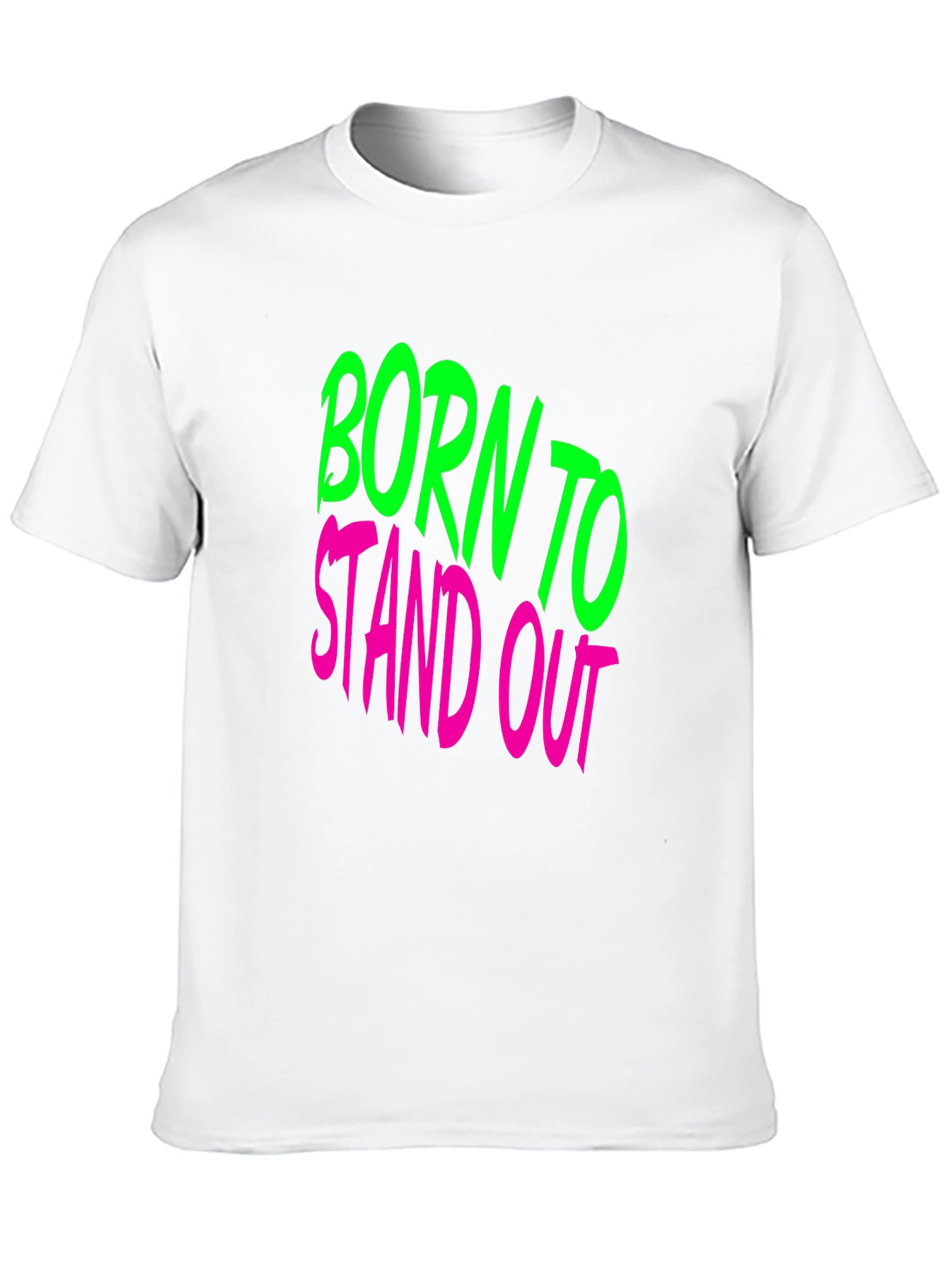 Black Born to Stand Out Graphic T-Shirt view 10
