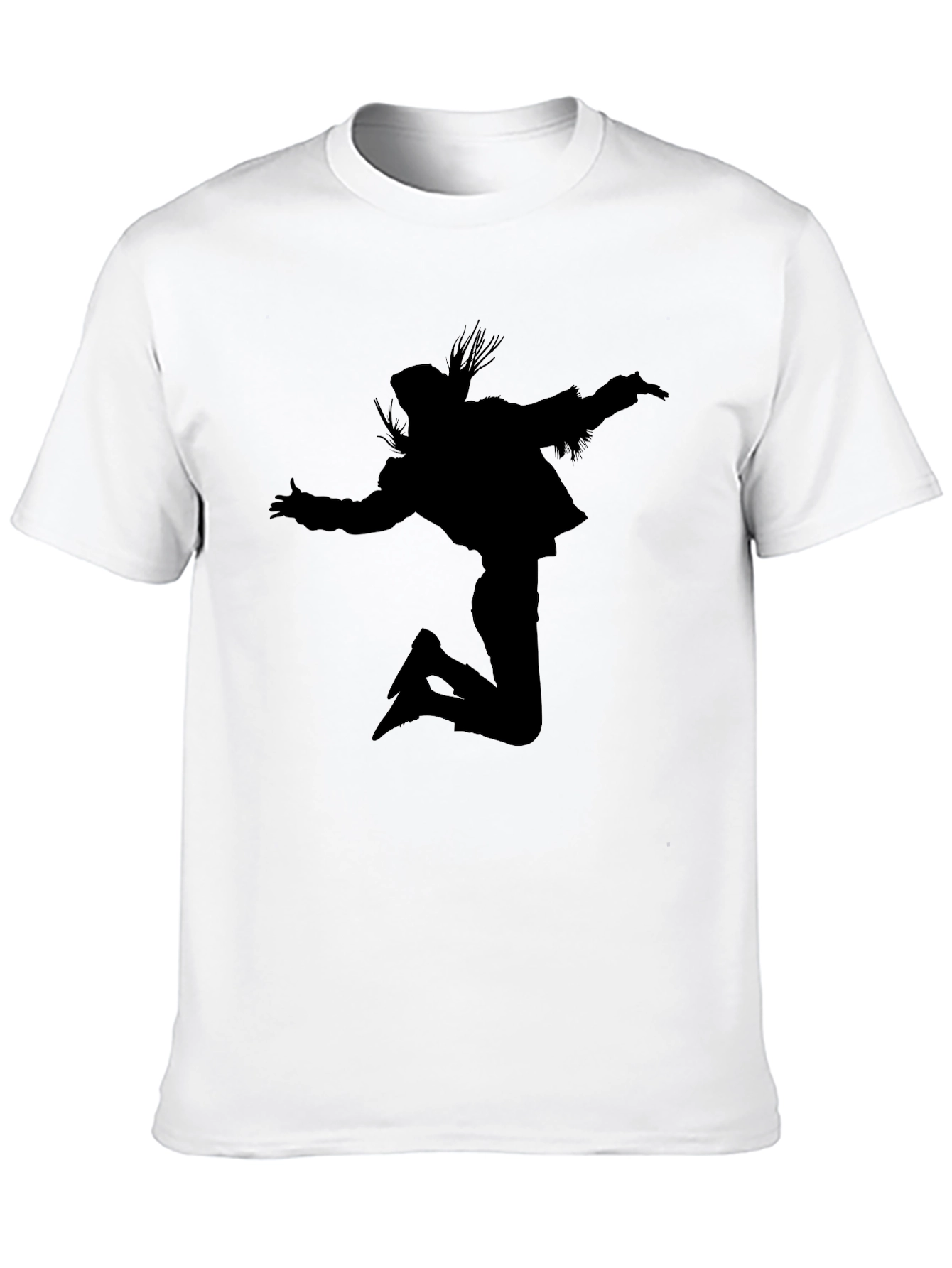 Black Silhouette Jump T-Shirt - Black view 10