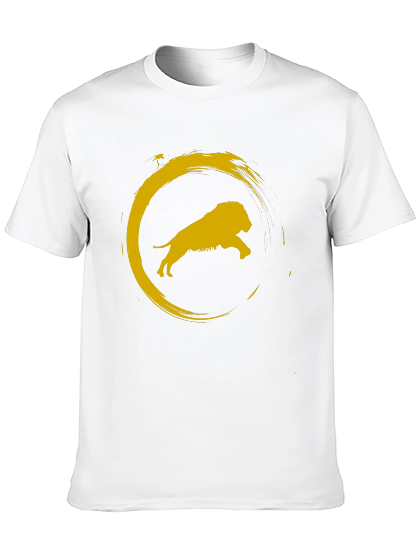 Black Lion Circle Graphic Tee - Stylish Menswear view 10