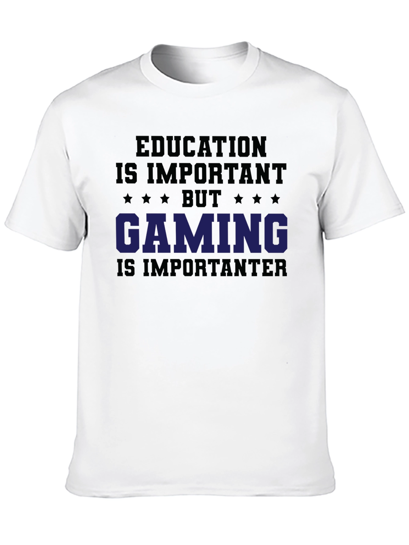 Black Education Important? Gaming T-Shirt view 10