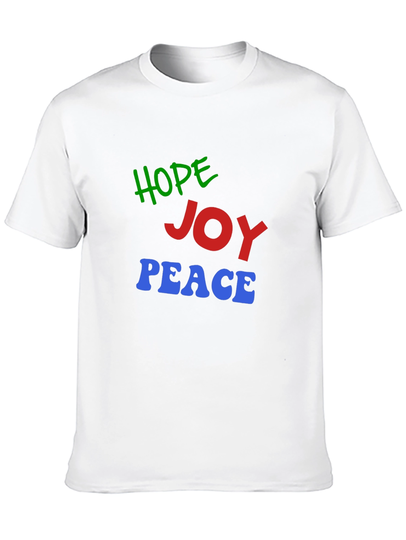 Black Hope Joy Peace Graphic T-Shirt view 10