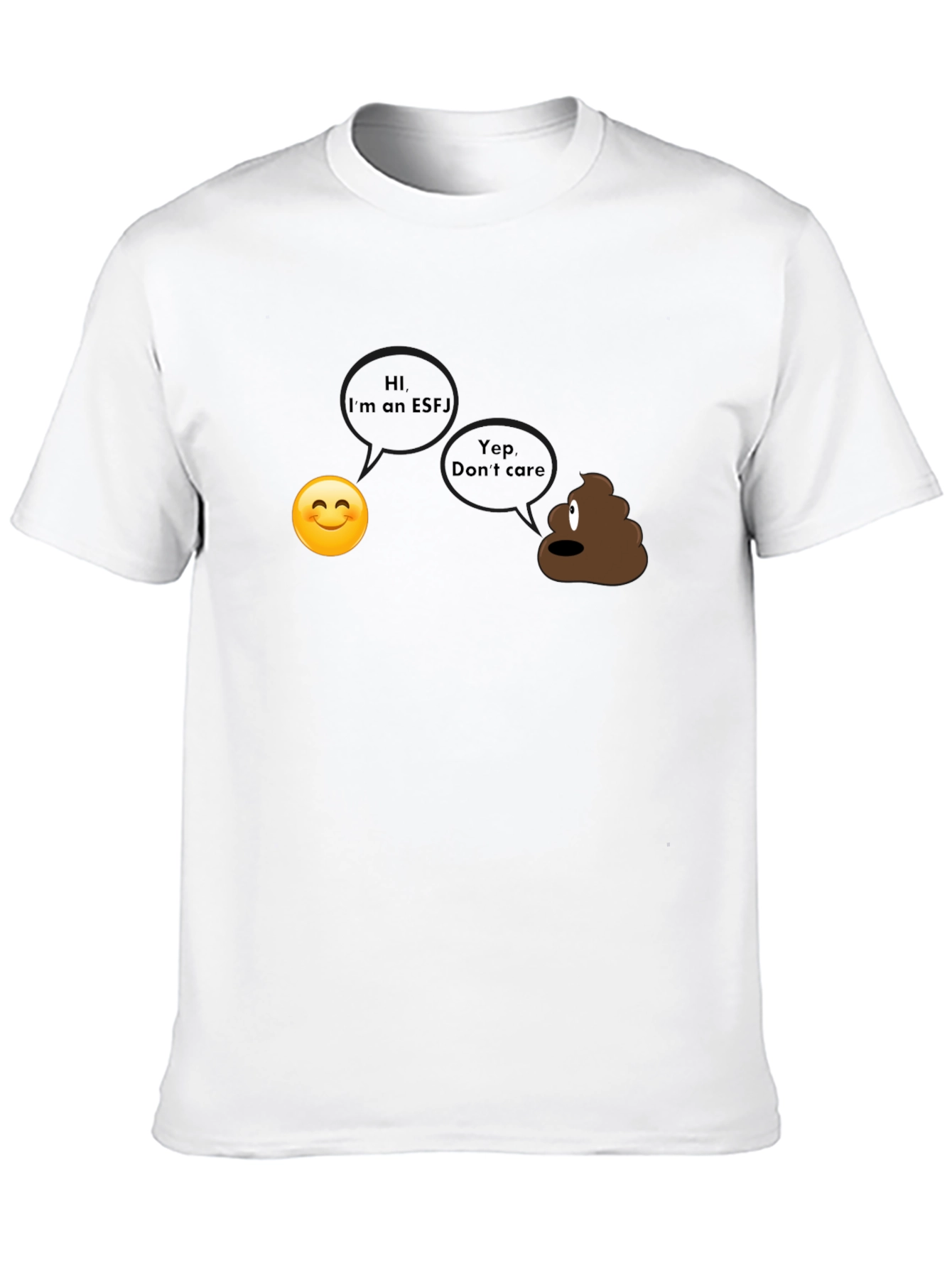 Black Funny ESFJ Personality T-Shirt - Novelty Apparel view 10