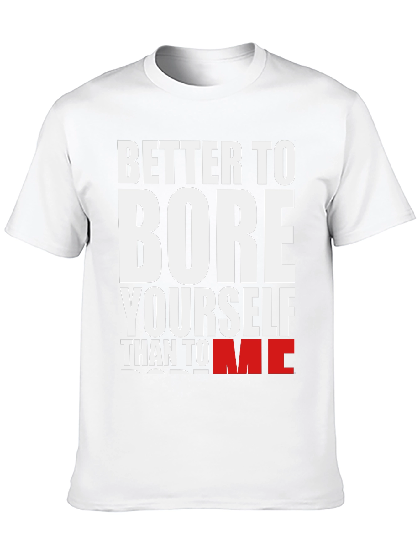 Black Better to Bore Yourself Graphic Tee view 10