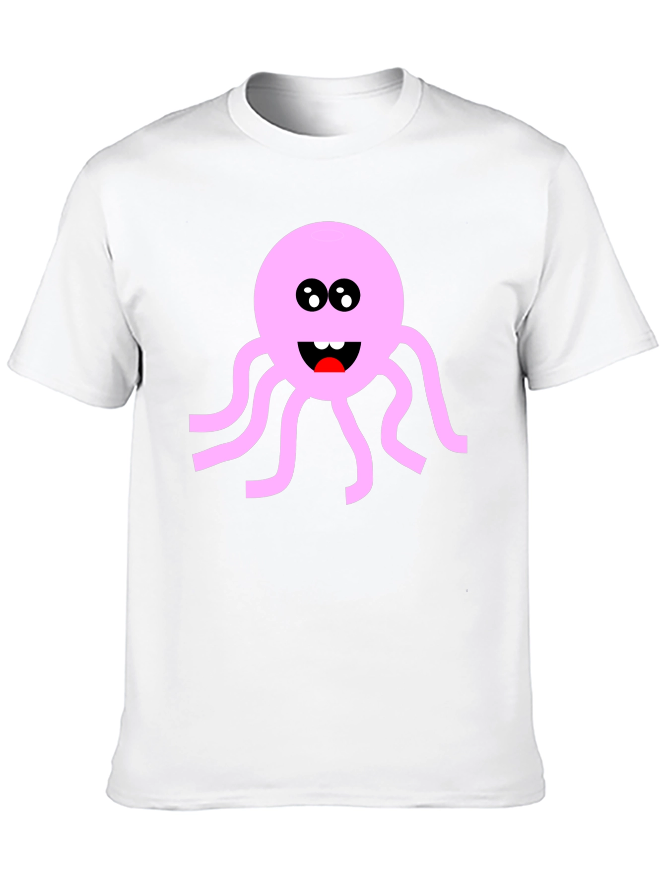 Black Pink Octopus Graphic T-Shirt - Fun & Unique! view 10