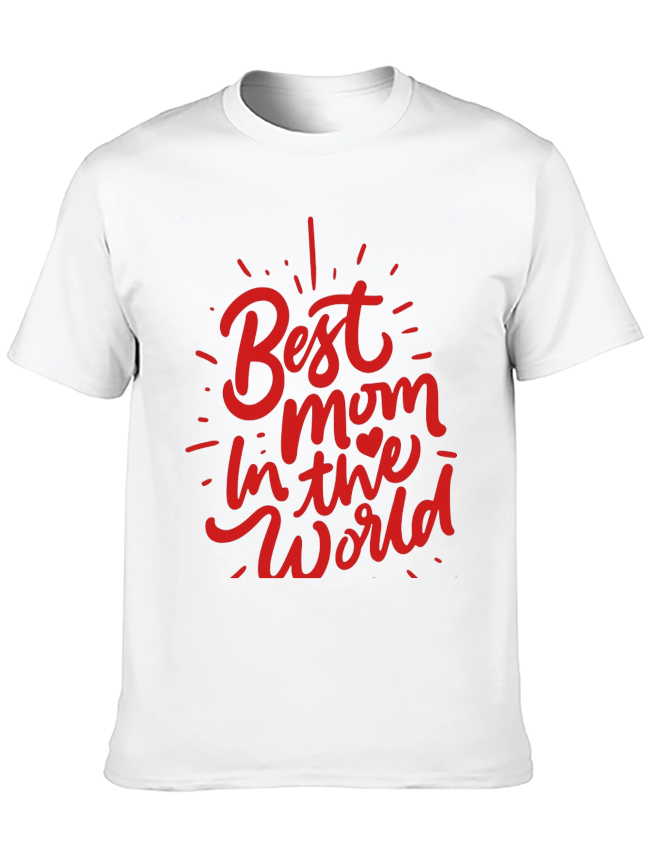 Black Best Mom in the World Graphic Tee view 10