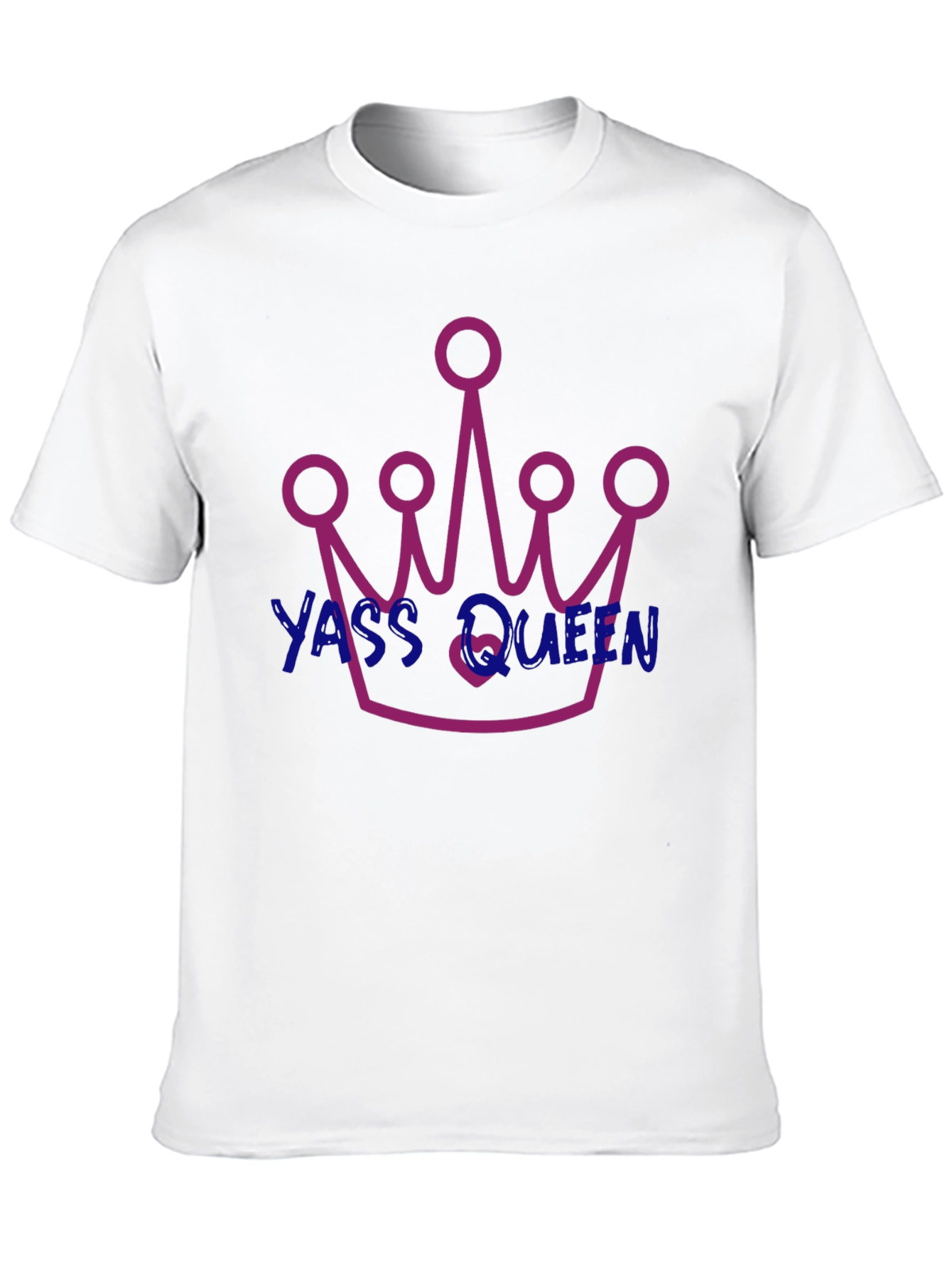 Black Yass Queen Graphic T-Shirt - Trendy and Fun! view 10