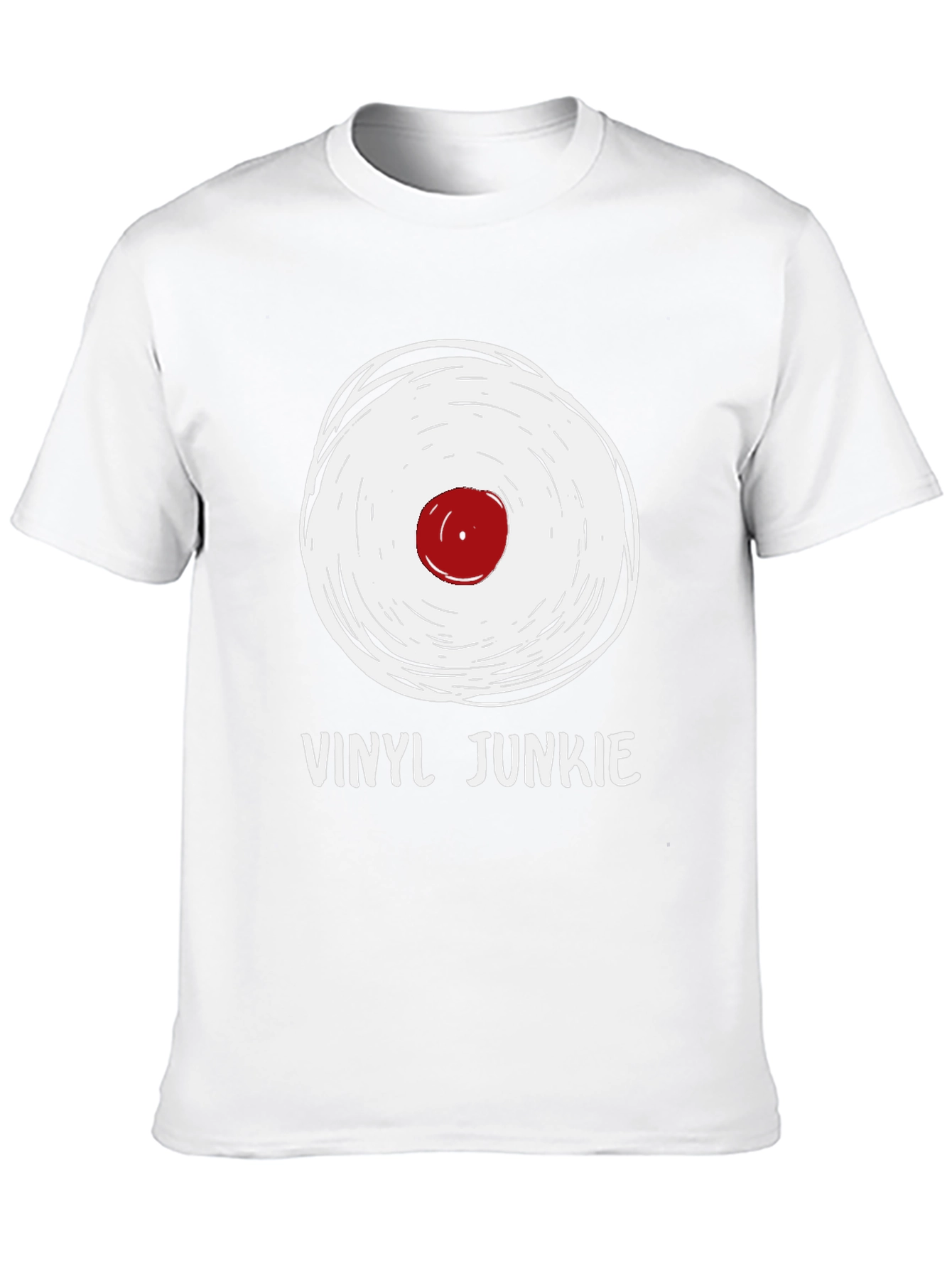 Black Vinyl Junkie Graphic Tee - Music Lover T-Shirt view 10