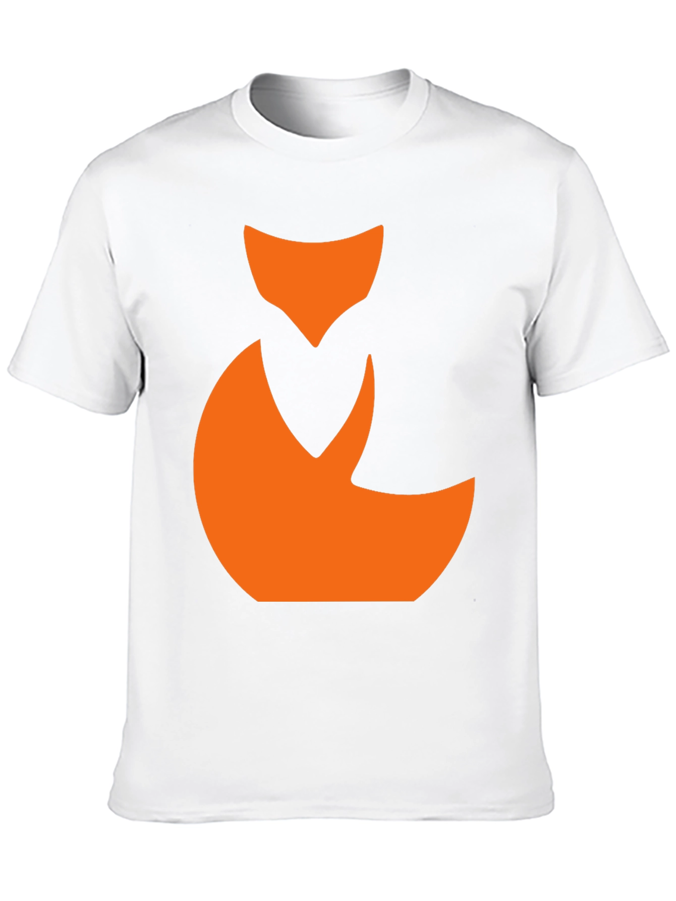 Black Abstract Fox Graphic T-Shirt - Stylish Black Tee view 10