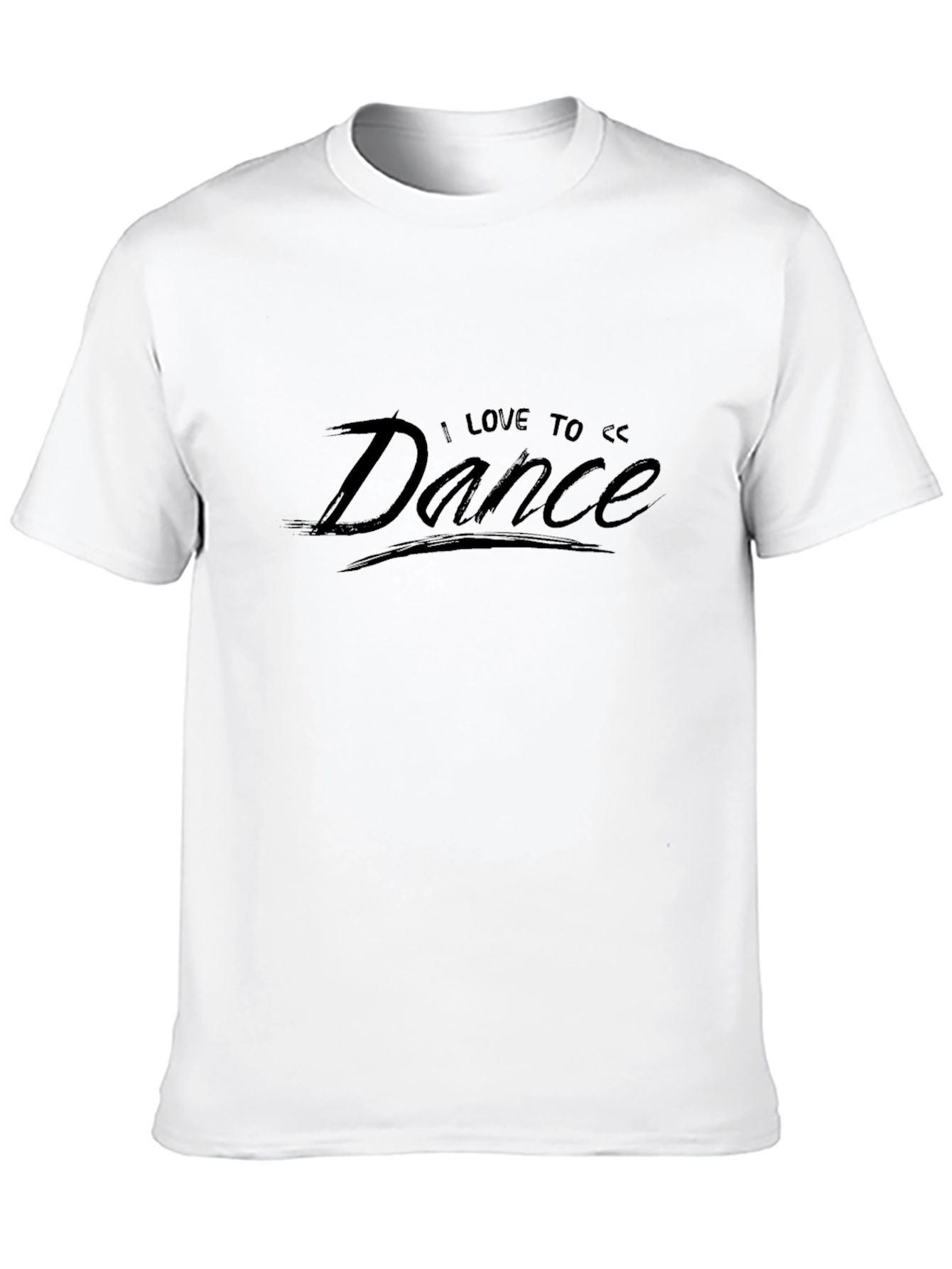 Black I Love to Dance - Black T-Shirt view 10