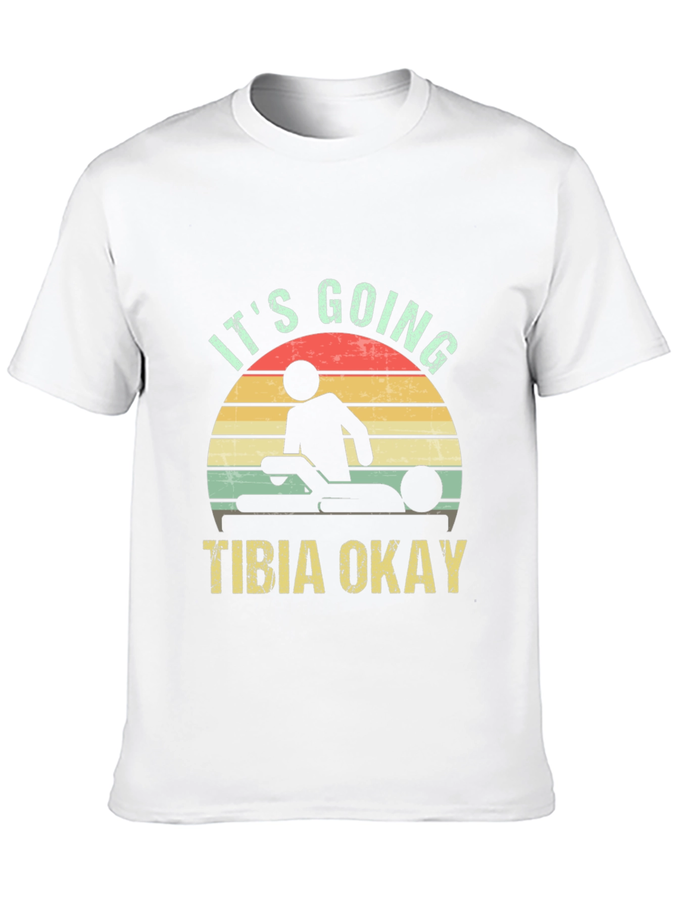 Black It's Going Tibia Okay T-Shirt view 10