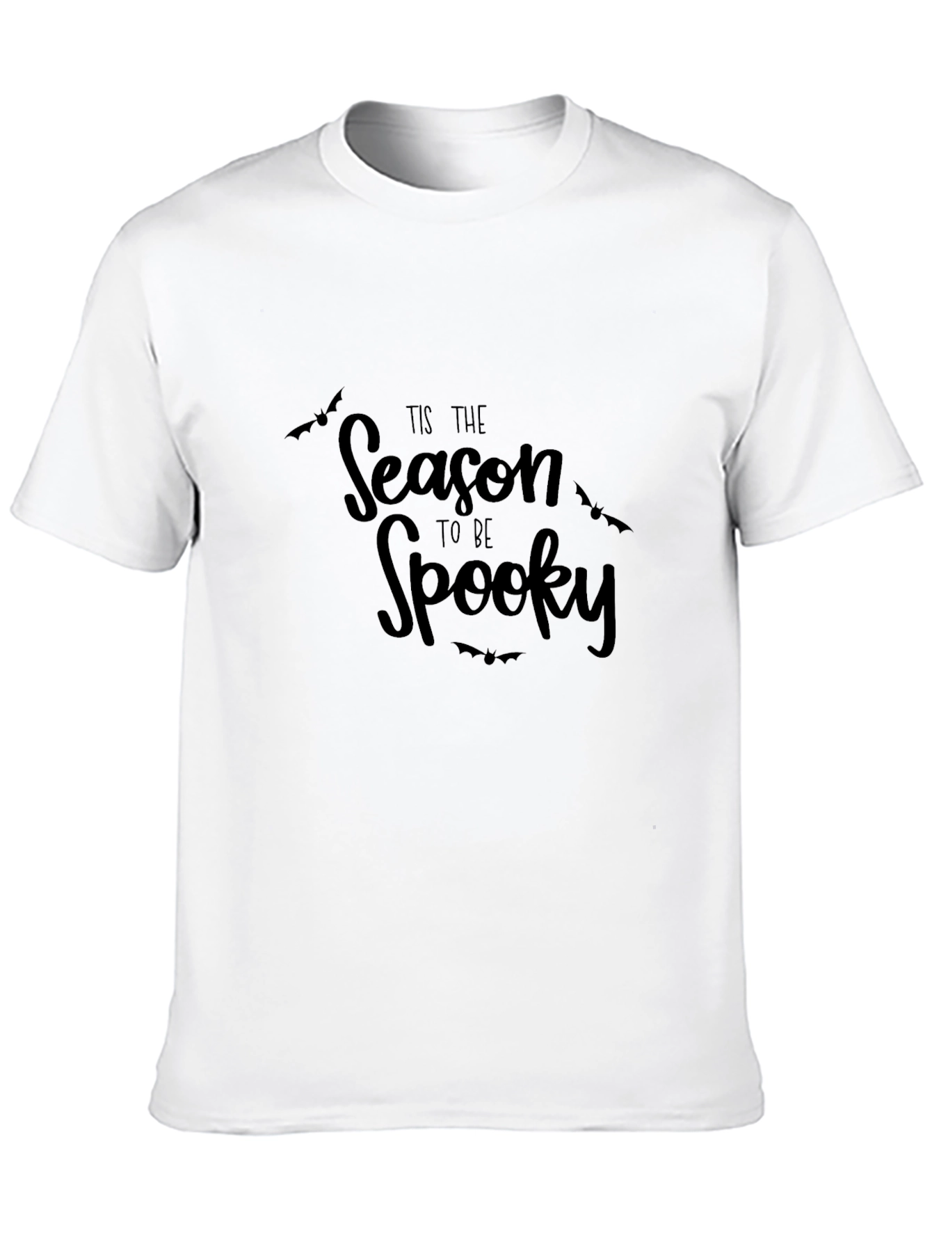 Black Spooky Season Black Graphic Tee view 10