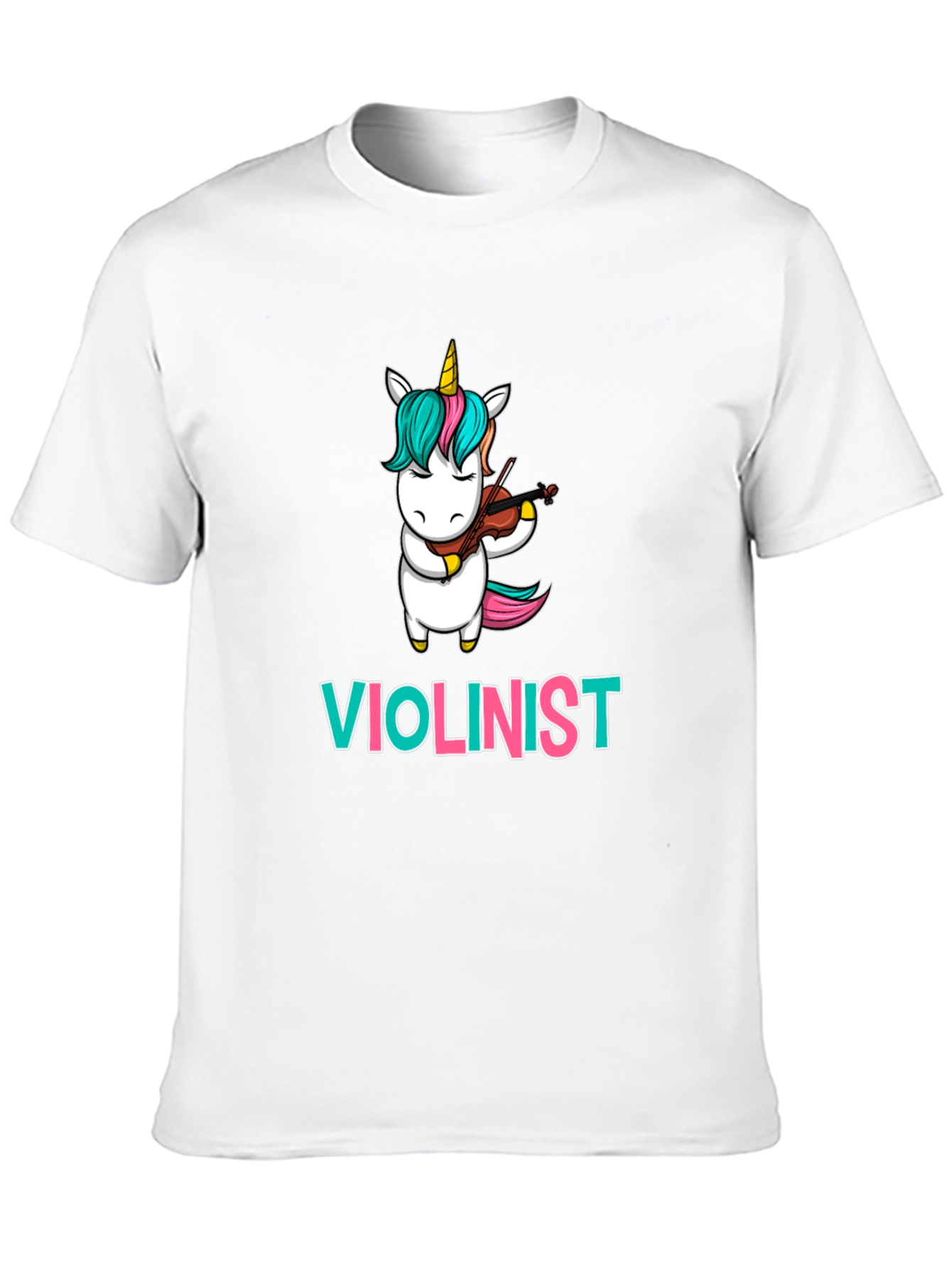 Black Unicorn Violinist T-Shirt: Funny Musician Tee view 10