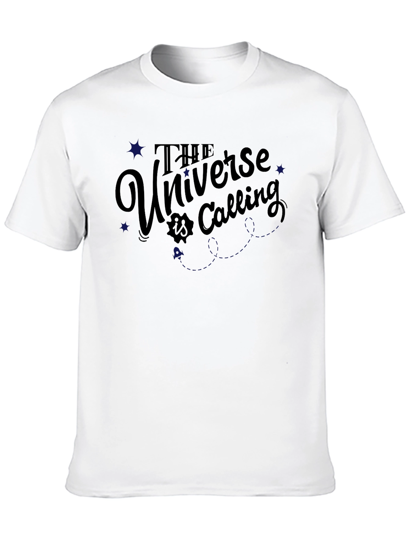 Black The Universe is Calling T-Shirt - Stylish Graphic Tee view 10