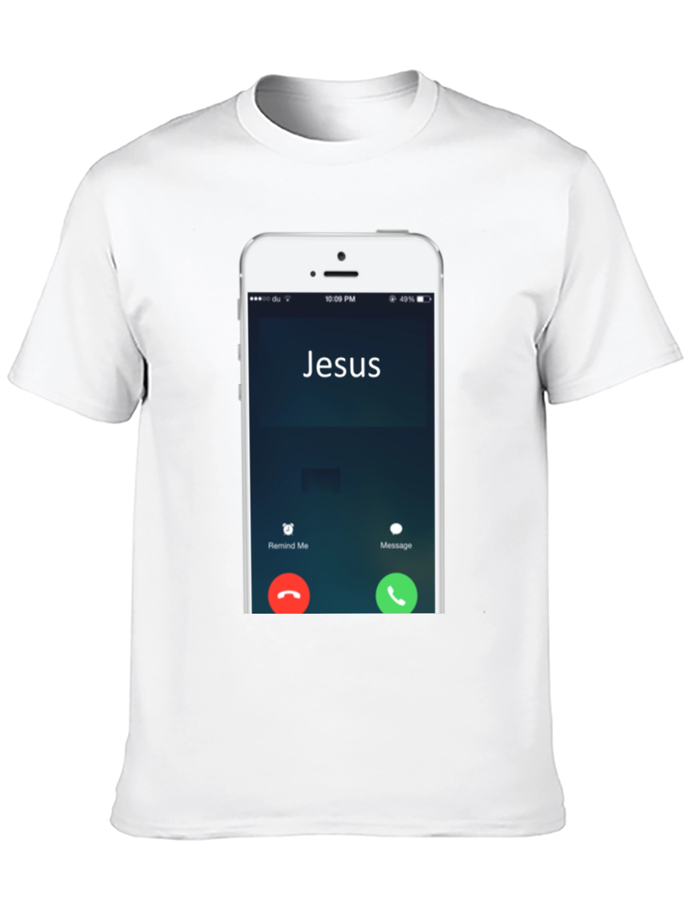 Black Jesus Calling Funny T-Shirt view 10
