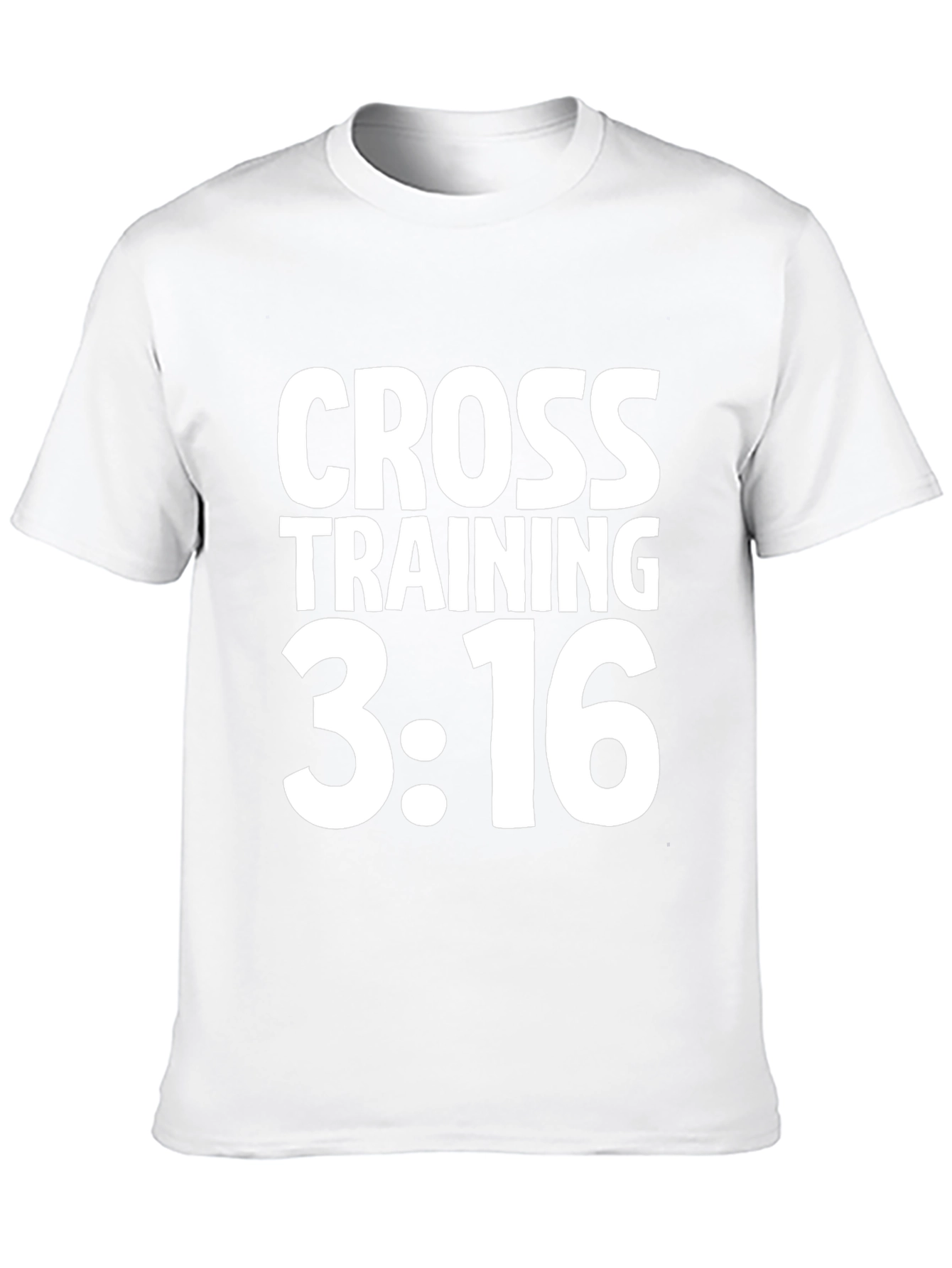 Black Cross Training 3:16 Black T-Shirt view 10