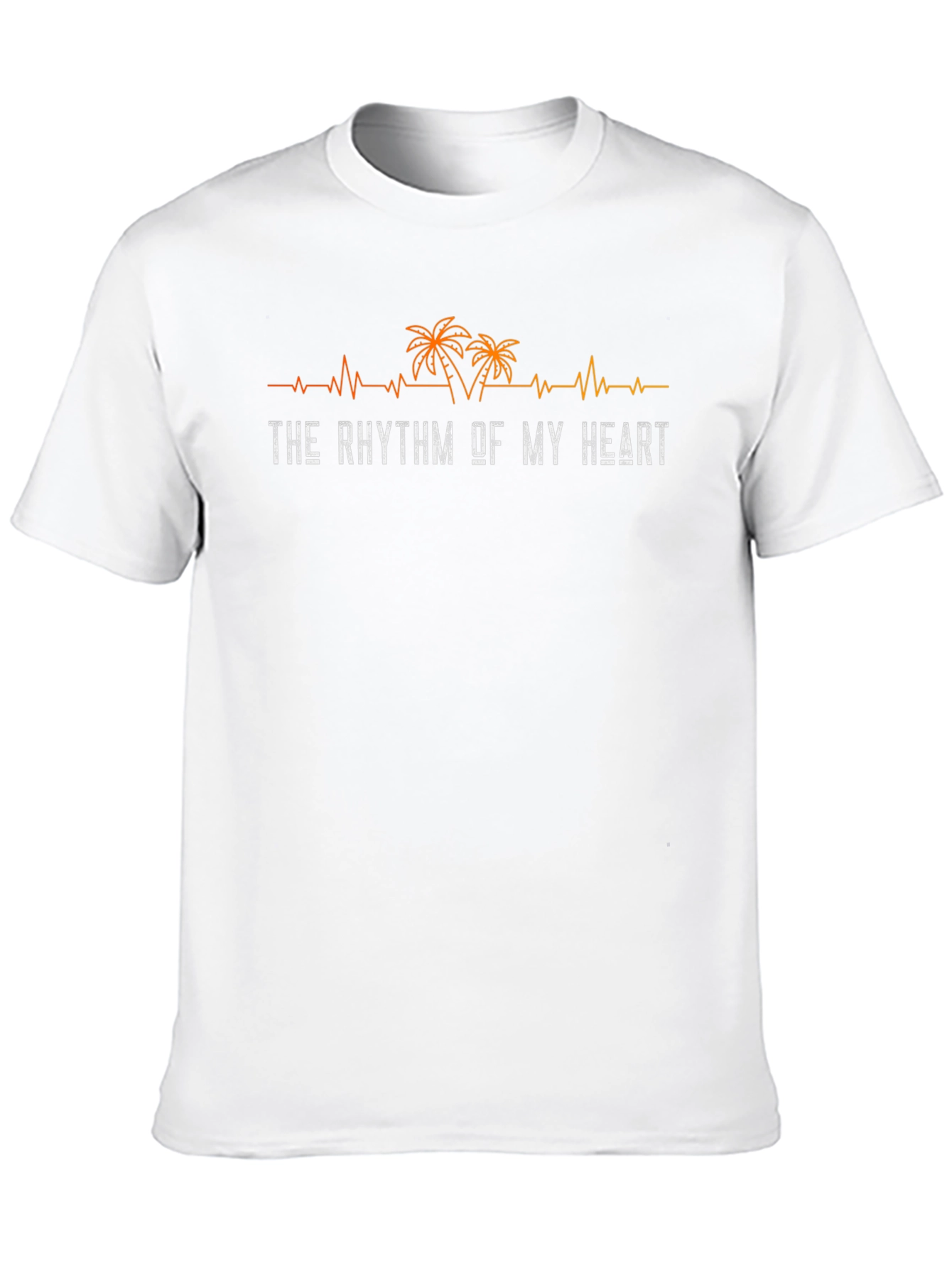 Black Rhythm of My Heart Black Graphic Tee view 10