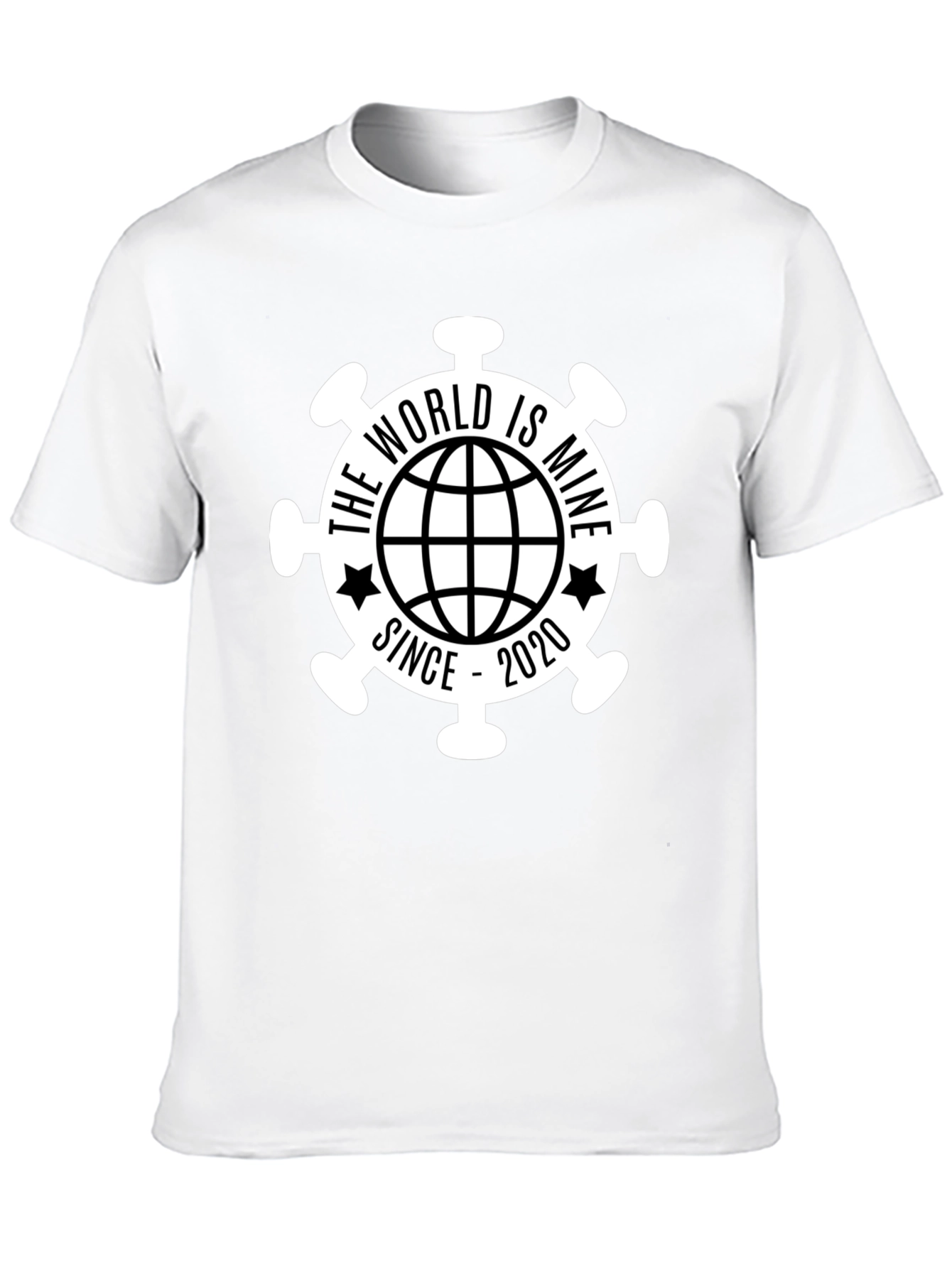 Black The World Is Mine Since 2020 Graphic Tee view 10