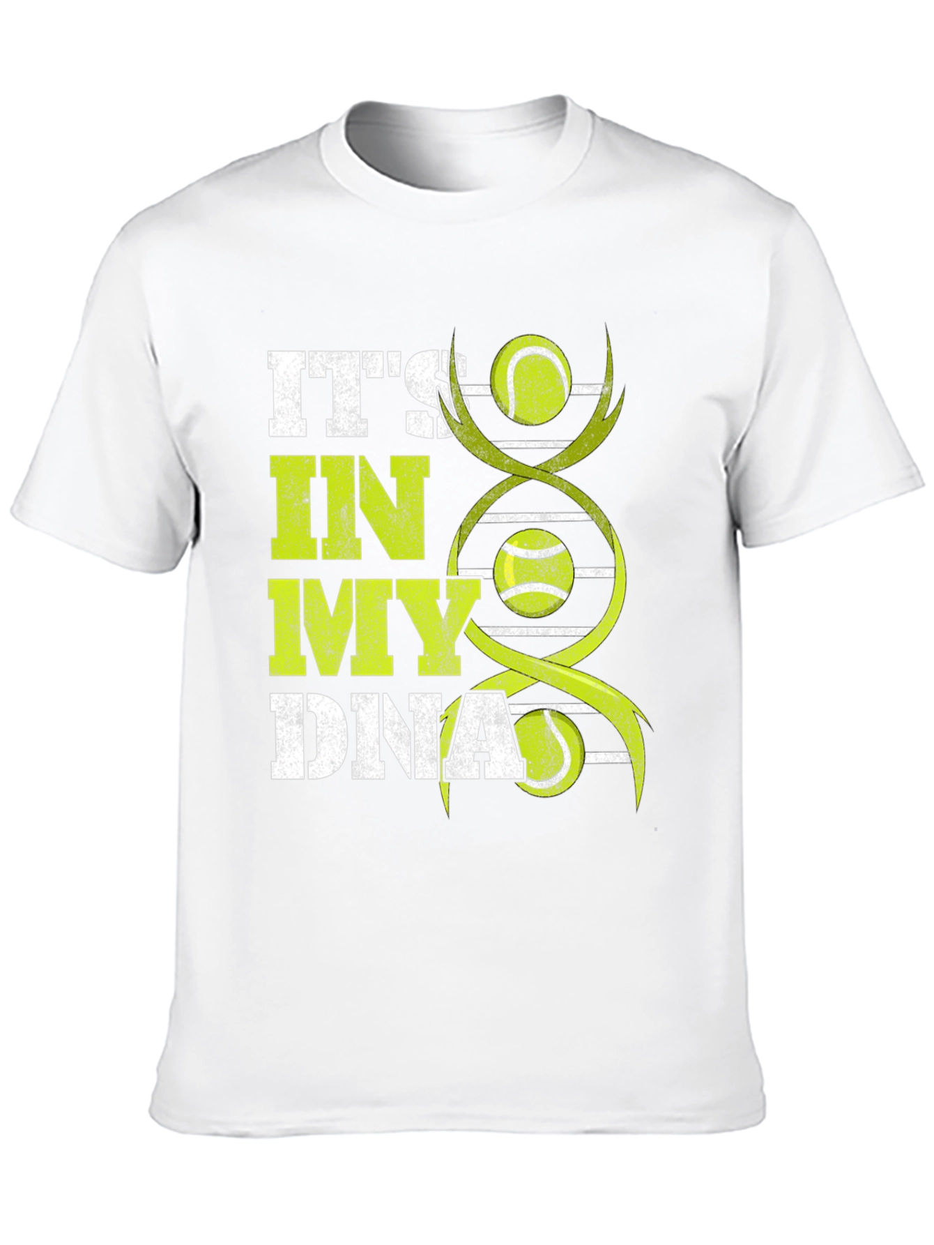 Black Tennis DNA T-Shirt - Passion for the Game view 10