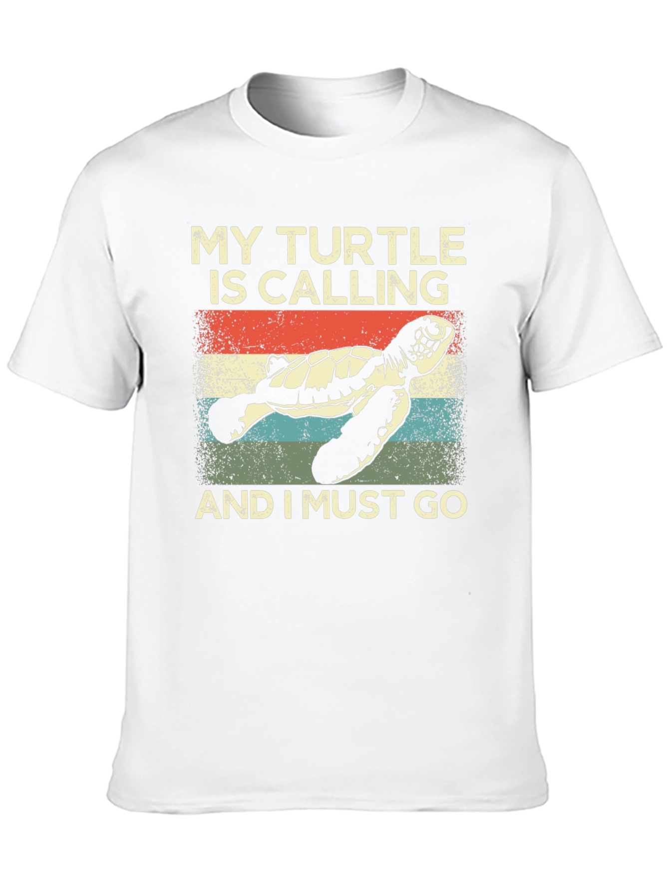 Black Turtle Calling T-Shirt - Must Go Tee view 10