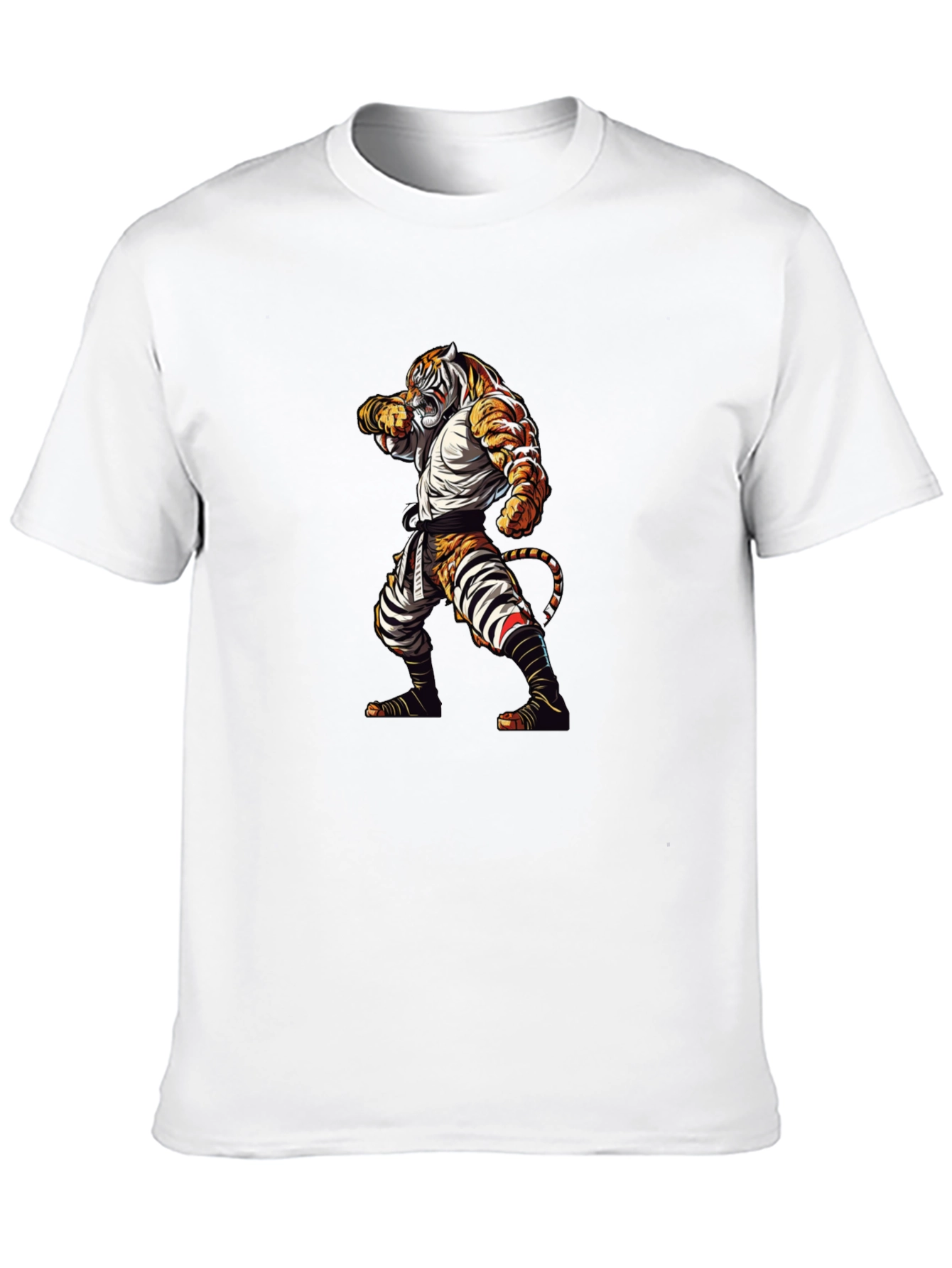 Black Tiger Karate Graphic Tee view 10