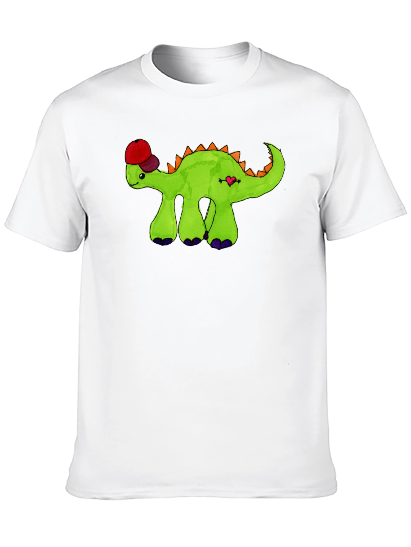 Black Dino with Hat Graphic Tee view 10