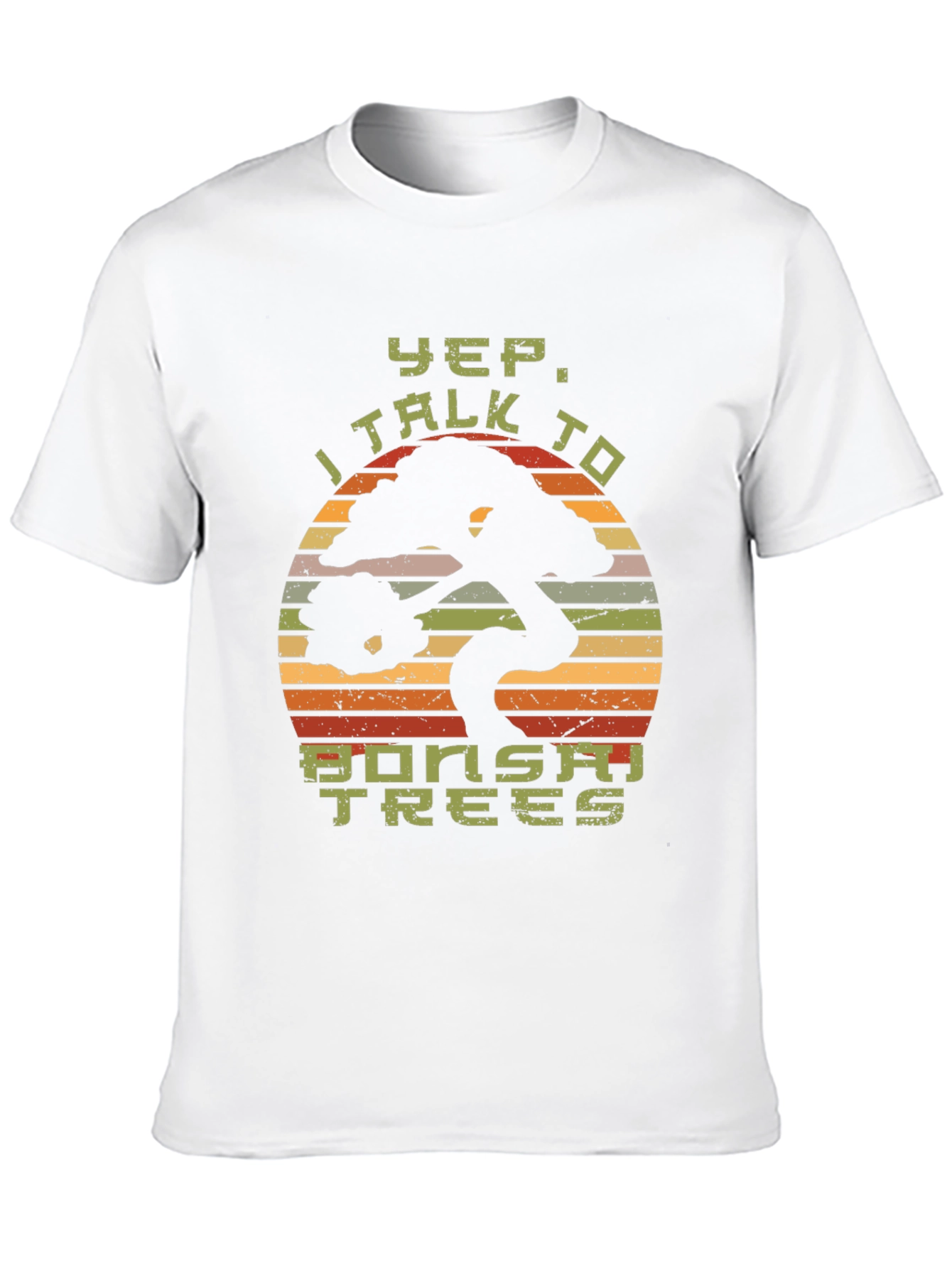 Black Yep, I Talk to Bonsai Trees Black T-Shirt view 10