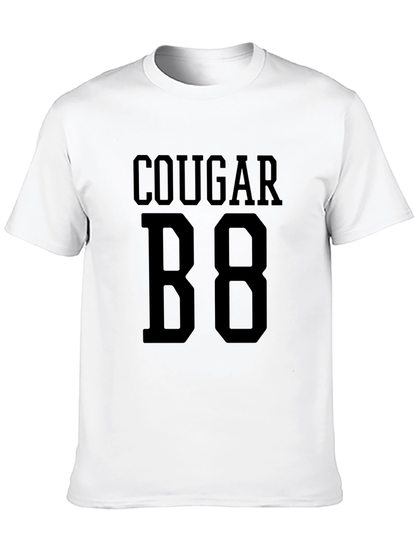 Black Cougar 88 Graphic T-Shirt - Mens Black Tee view 10