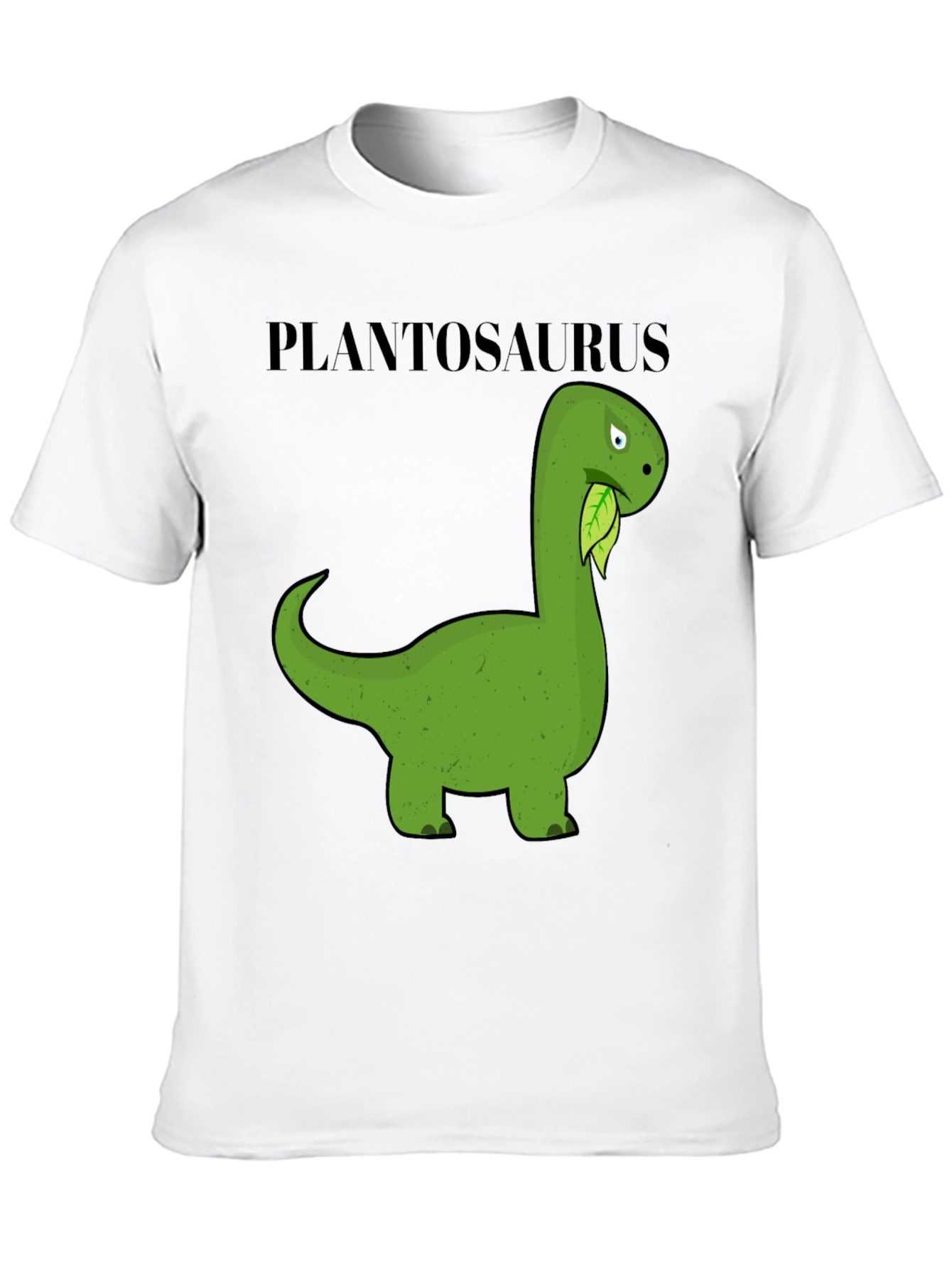 Black Plantosaurus T-Shirt - Funny Herbivore Dinosaur Tee view 10