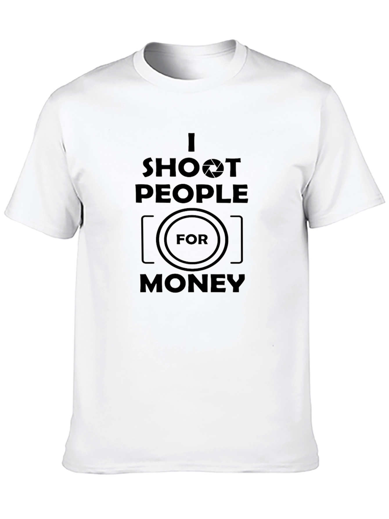 Black Photographer Humor T-Shirt - I Shoot People for Money view 10