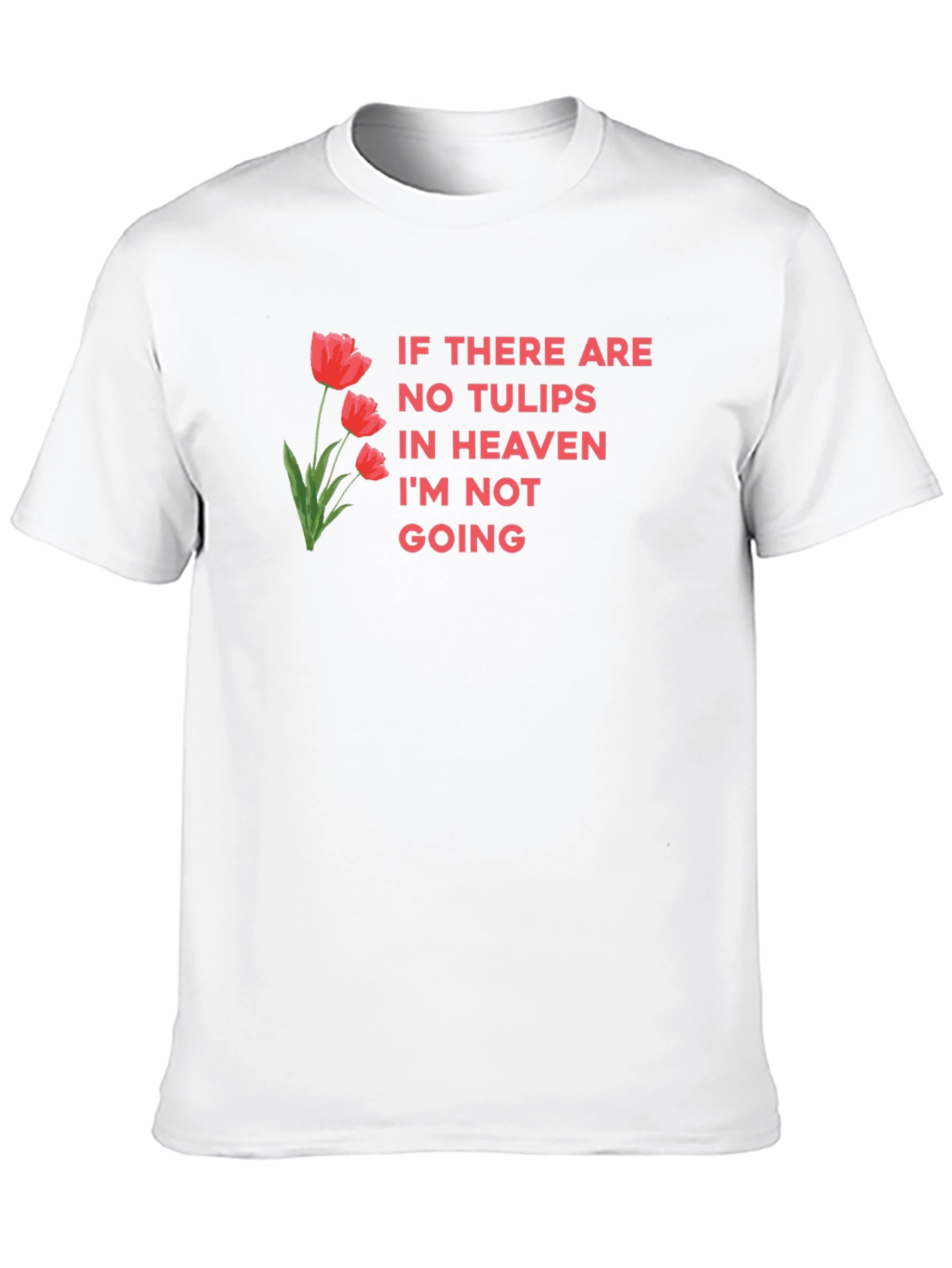 Black Tulips in Heaven Graphic Tee - Funny T-Shirt view 10