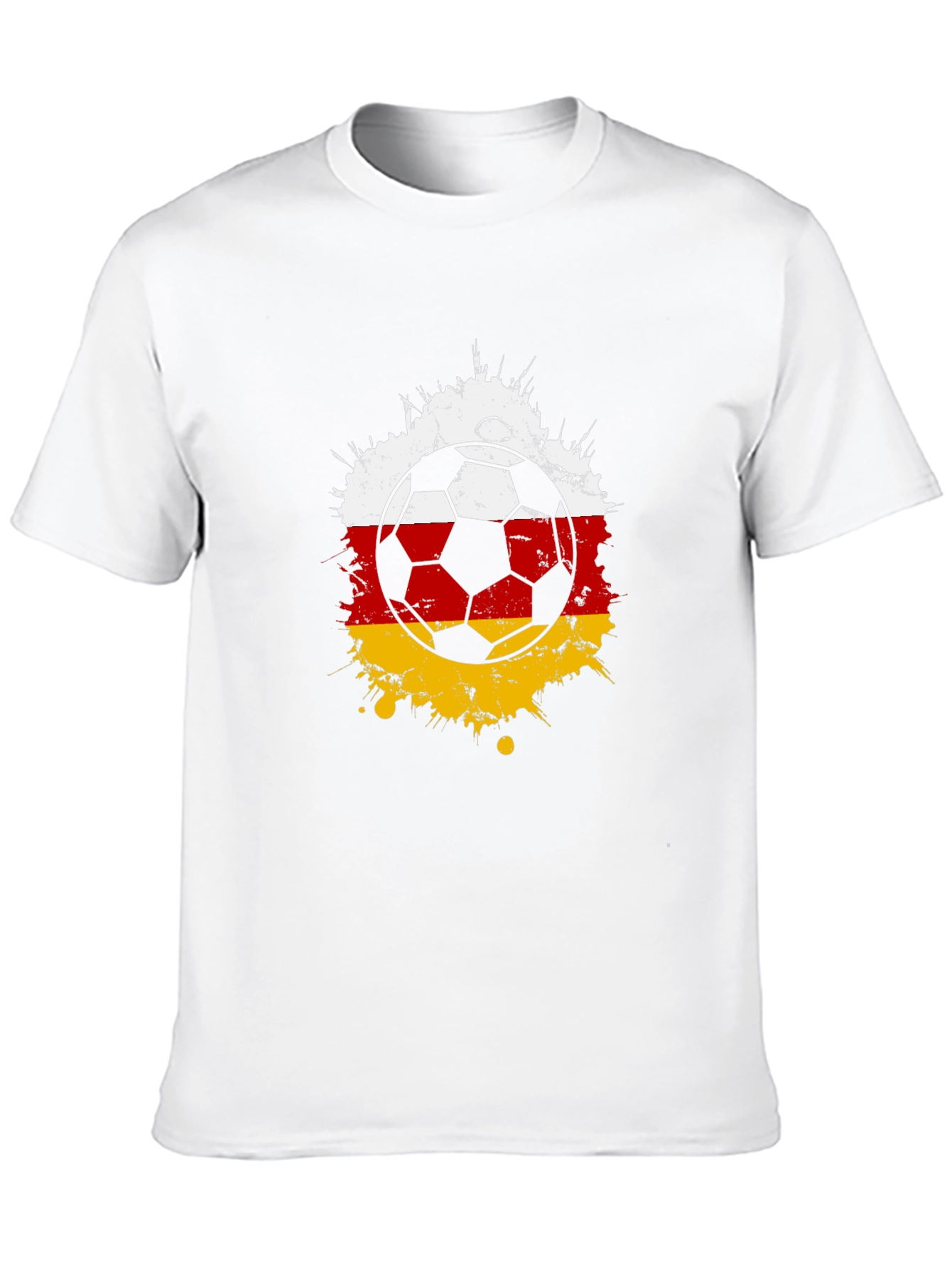 Black Soccer Germany Flag T-Shirt - Sport Fan Tee view 10